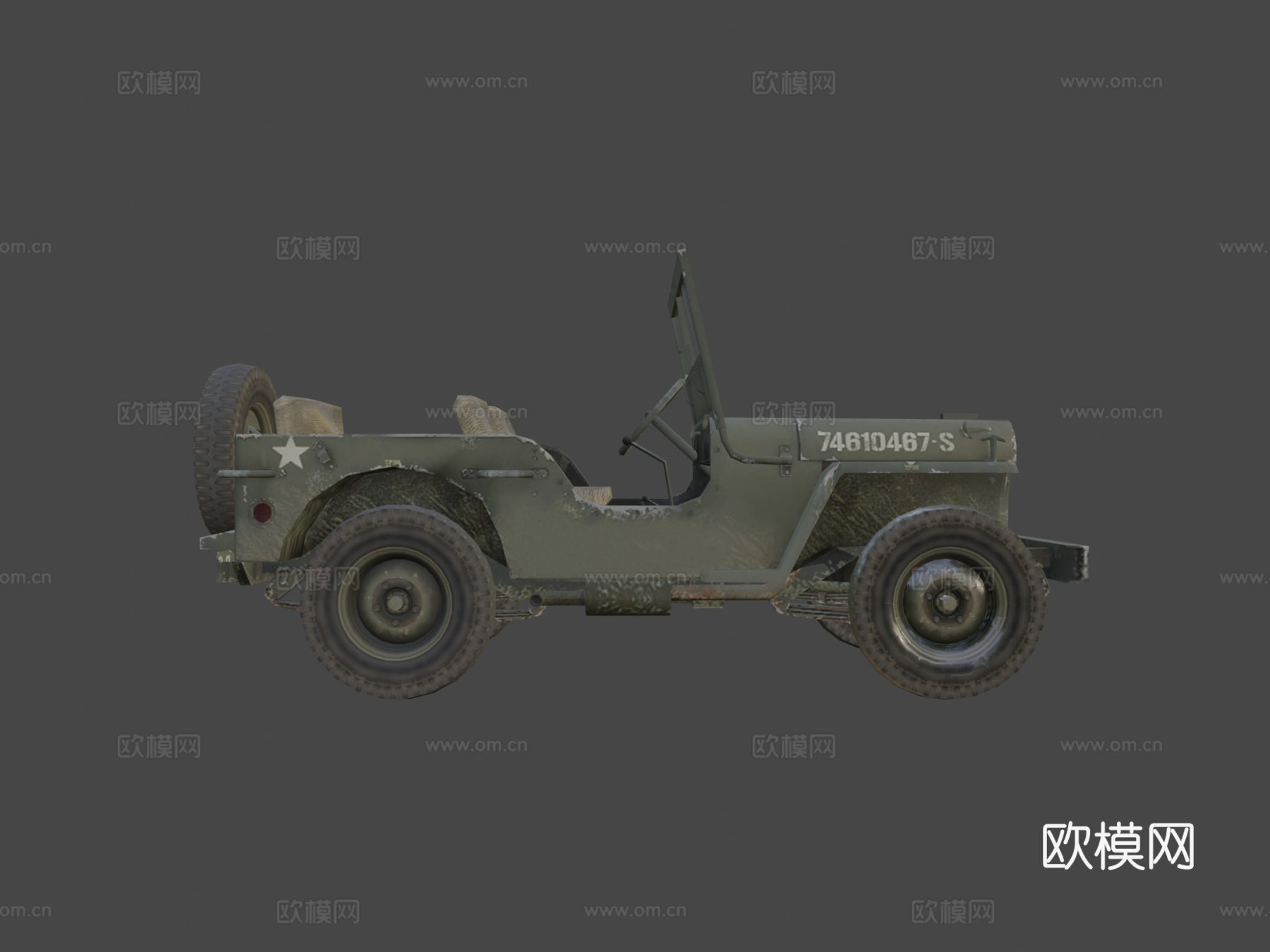 吉普威利斯1944款su模型