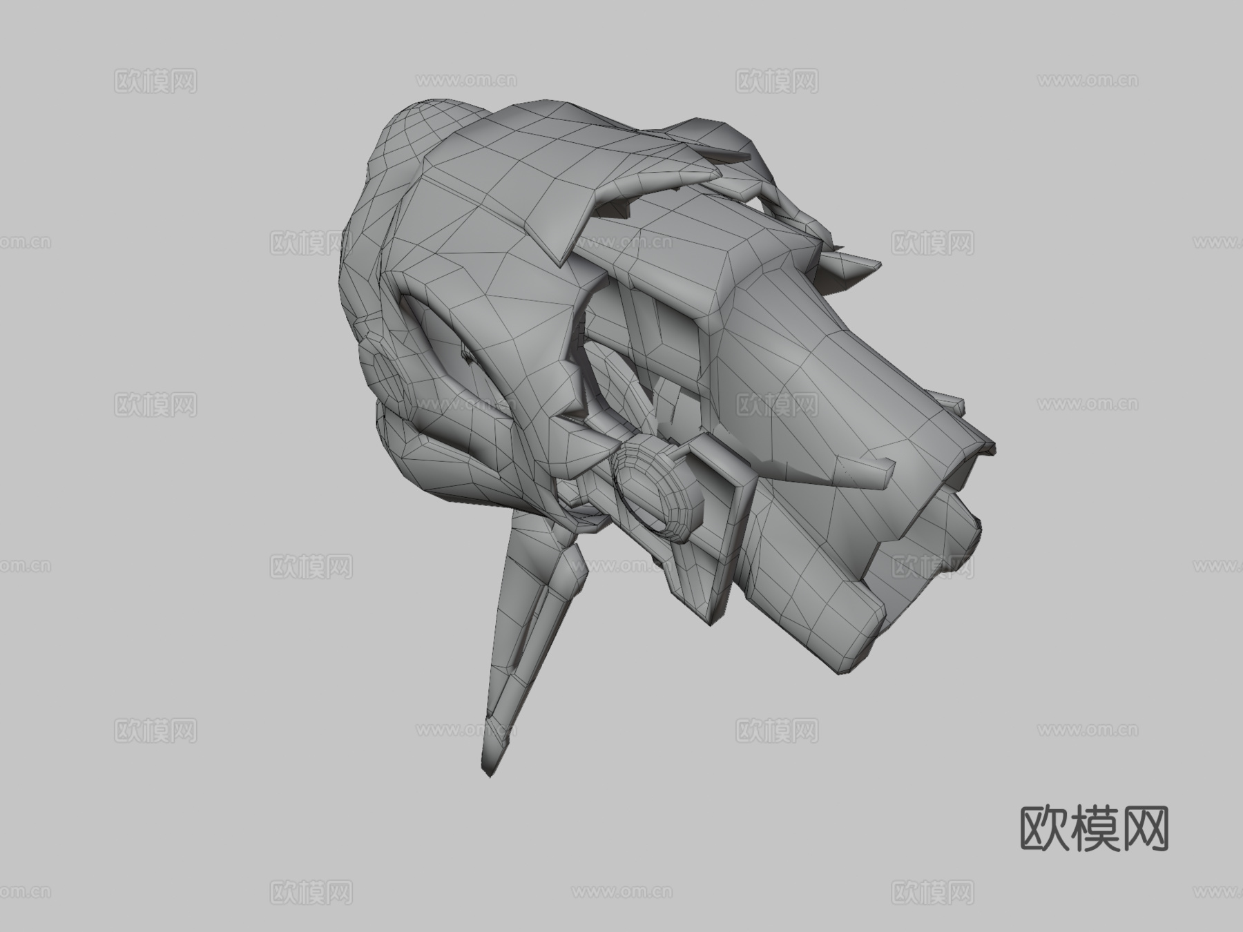 科幻潜艇无人机su模型