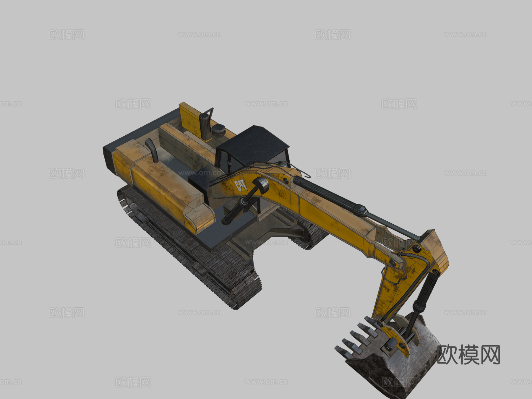 挖掘机（卡特彼勒）su模型