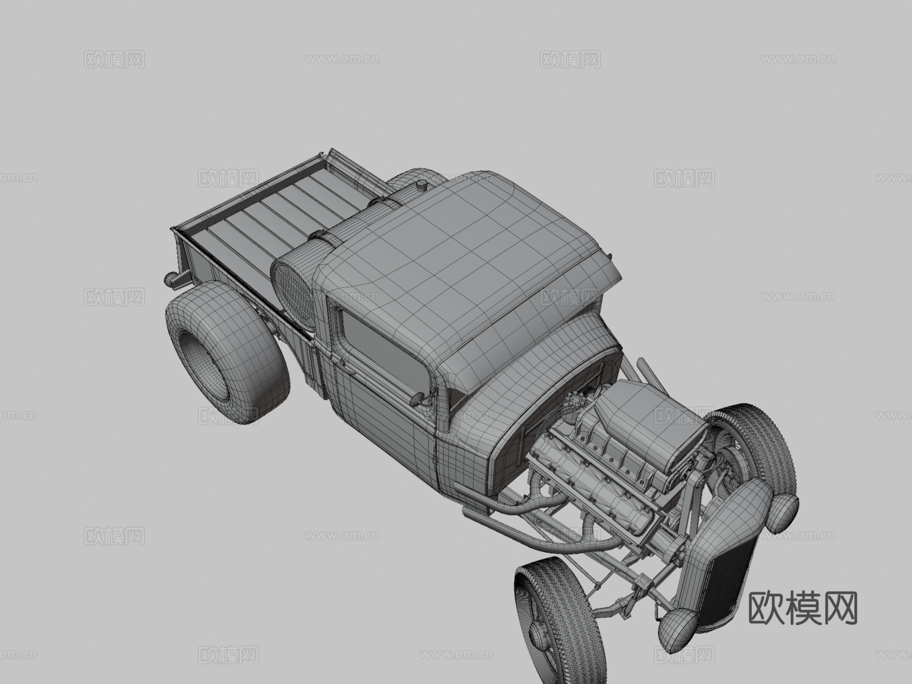 热杆皮卡su模型