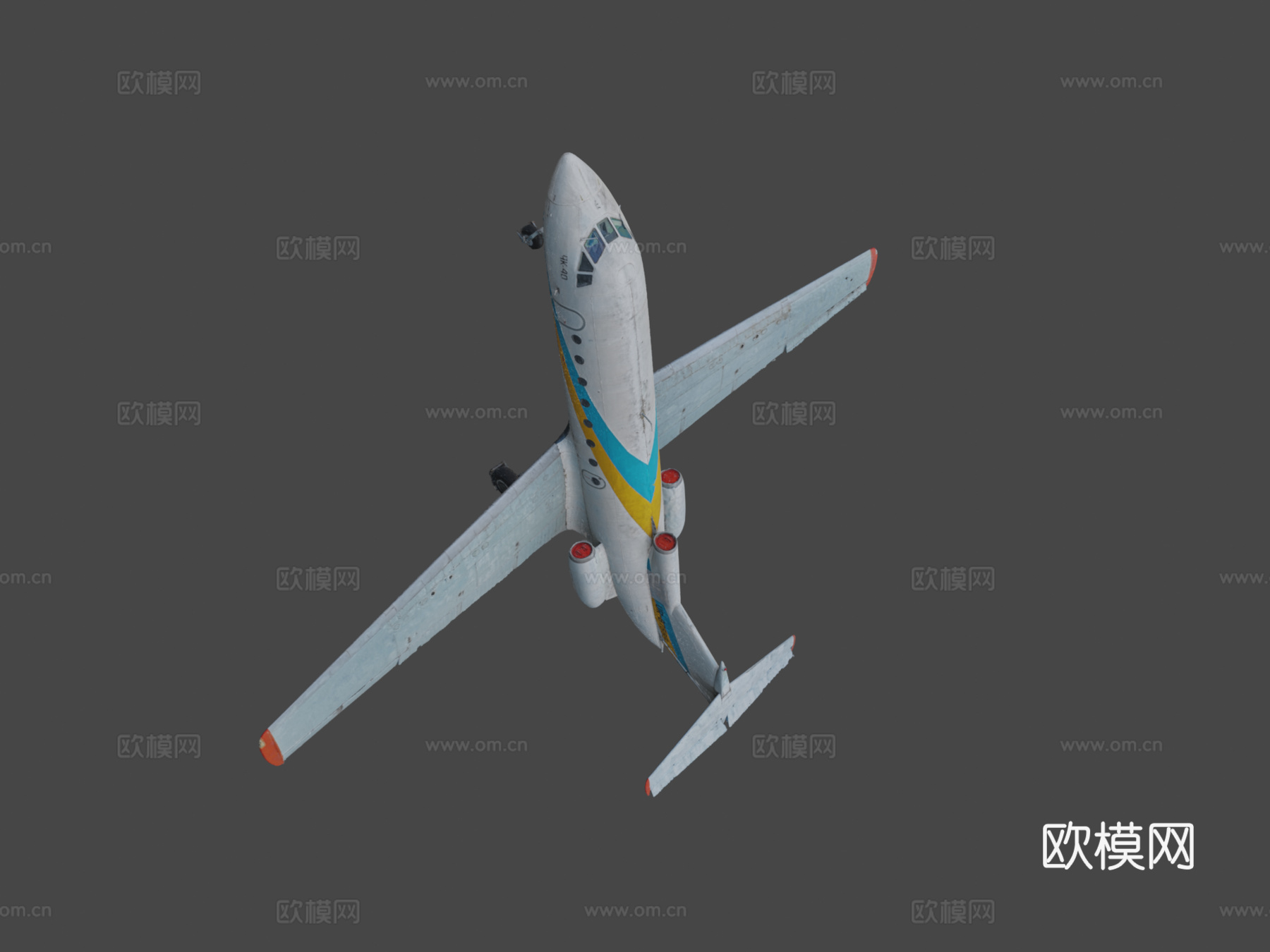 雅科夫列夫 Yak-40（25分钟3D扫描）su模型