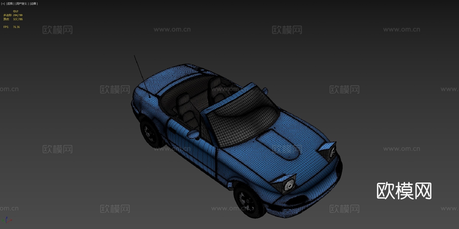 马自达Miata MX-5 NA(高多边形)su模型