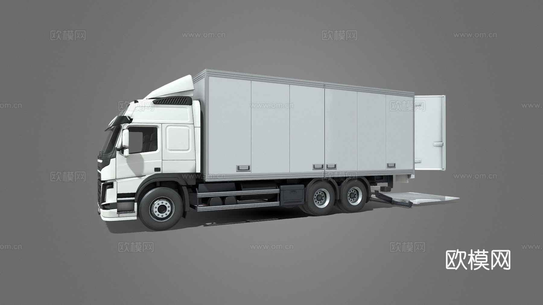 厢式货车su模型