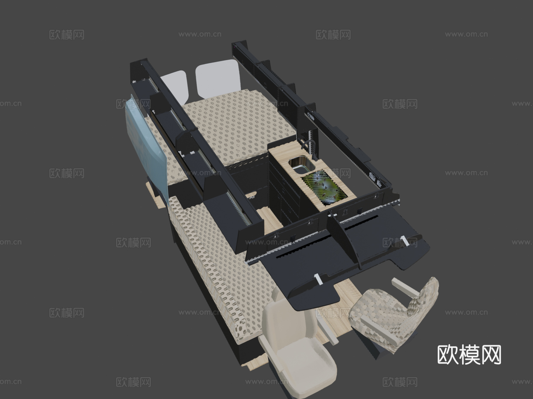 设计6 - 克拉夫特露营车进化设计su模型