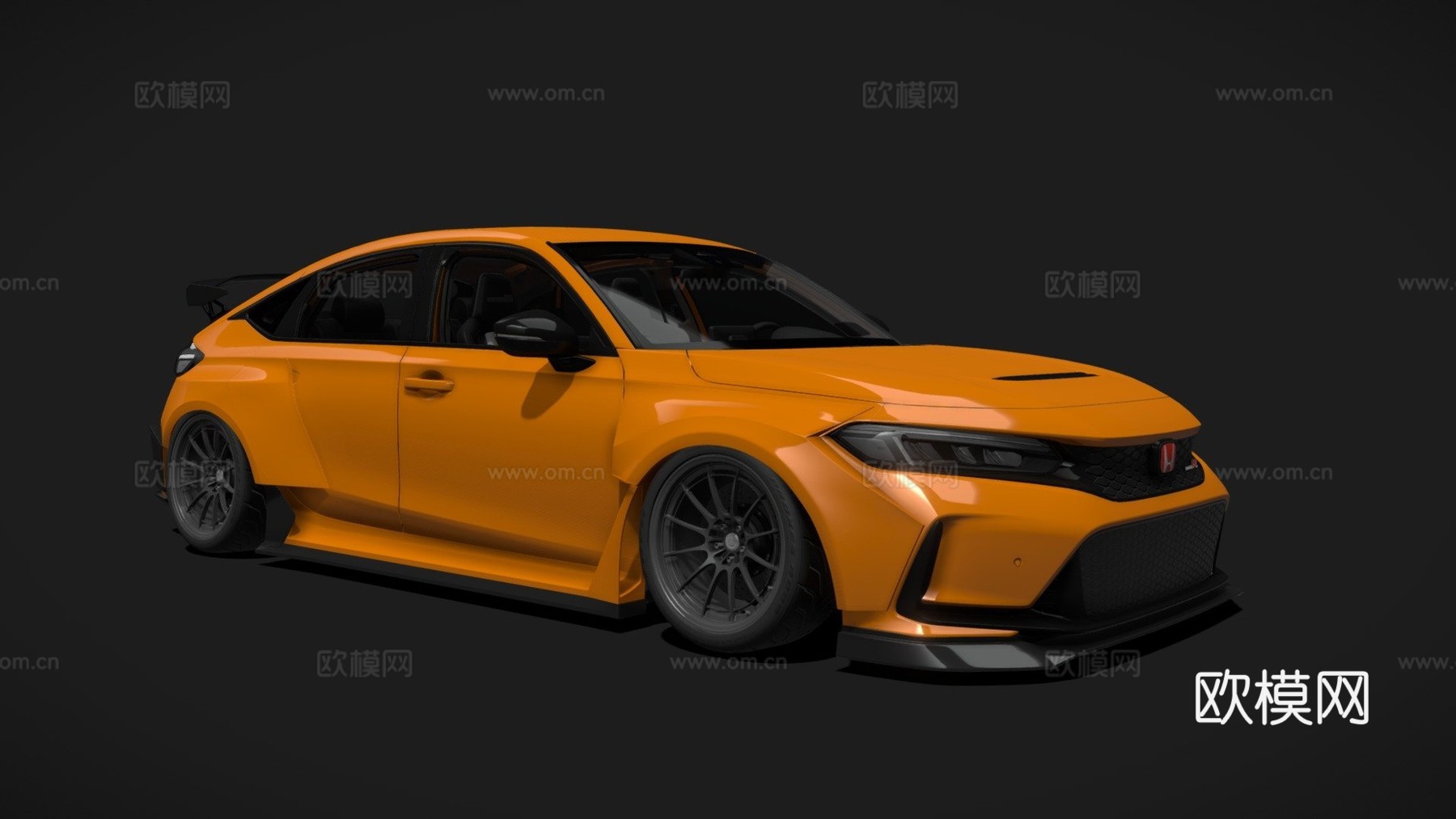 本田思域Type R FL5定制版su模型