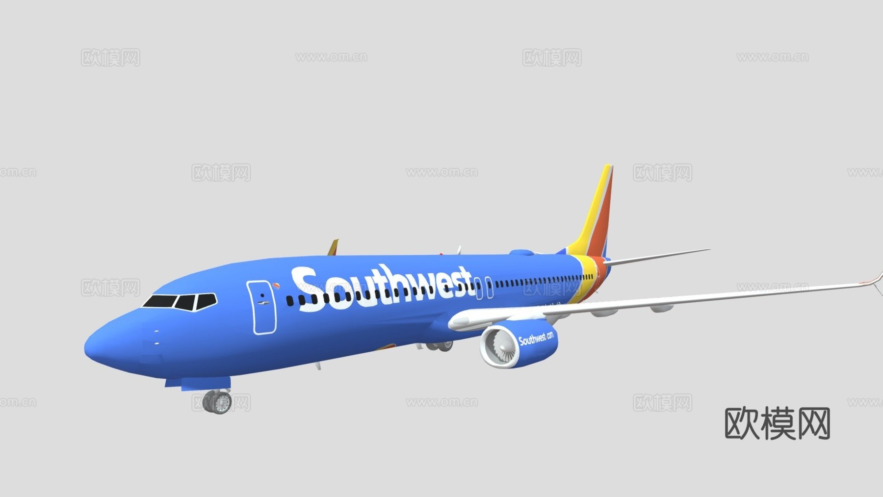 西南航空波音737su模型