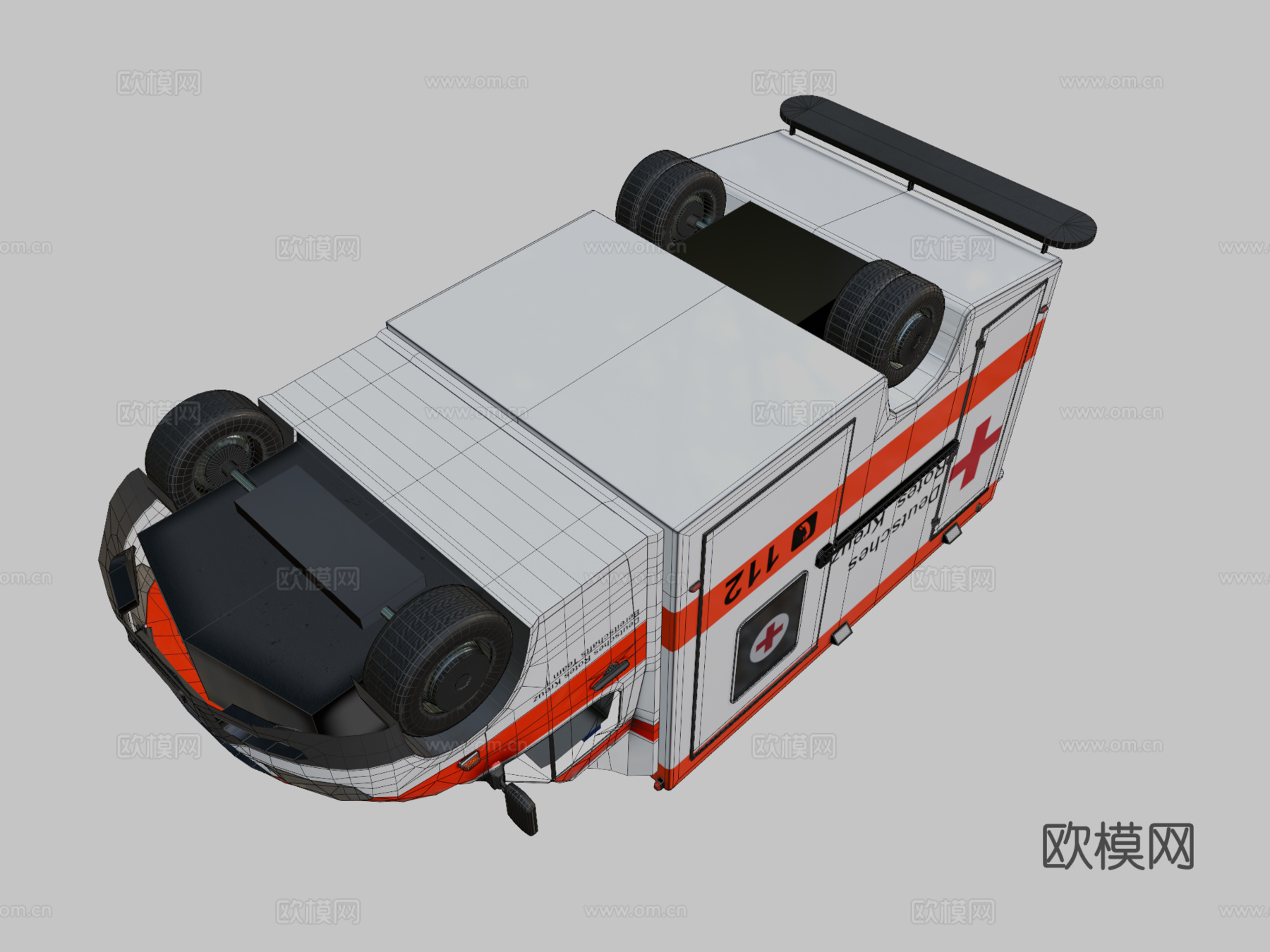 救援车 - 救护车 - 救护车su模型