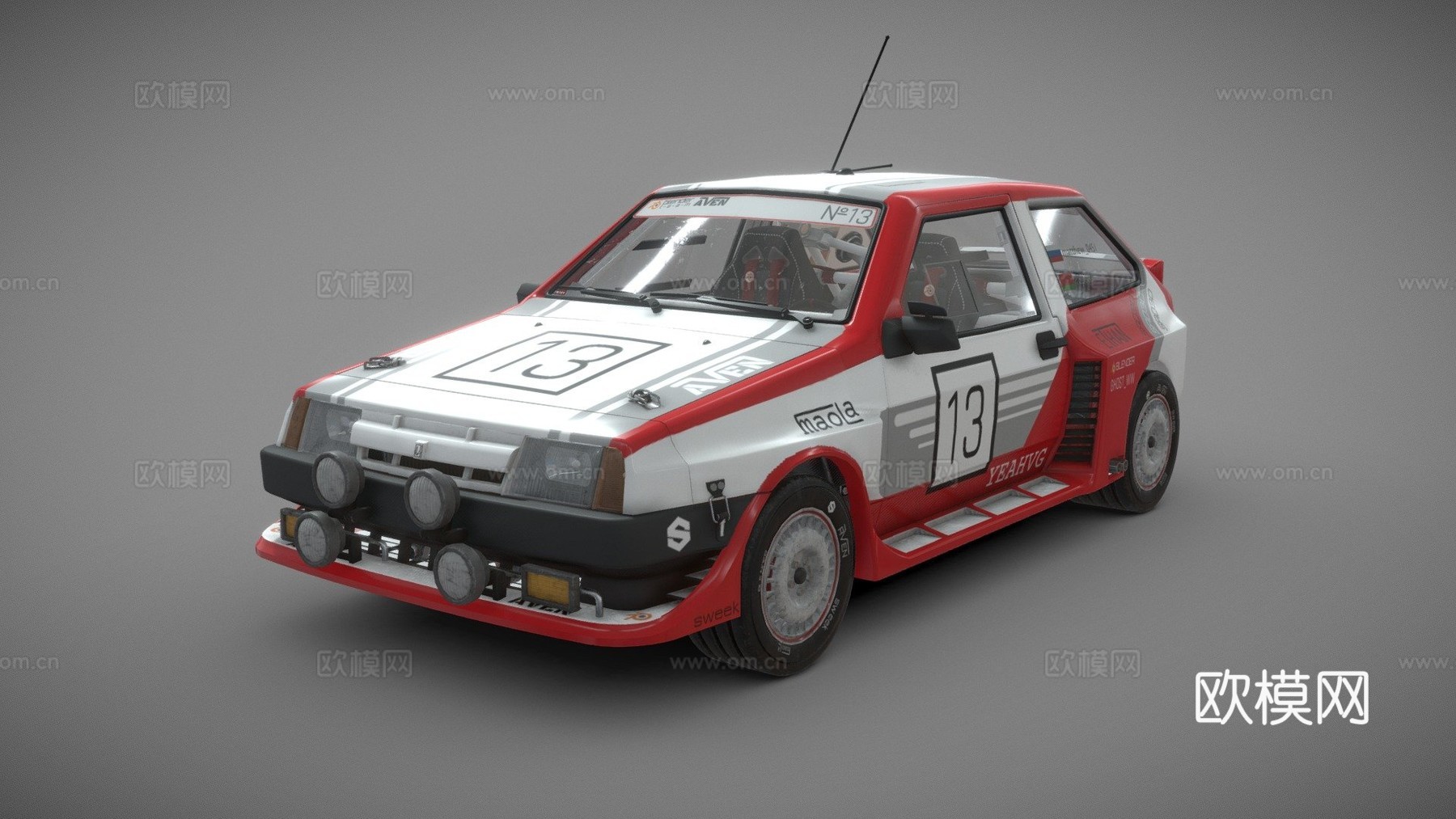 VAZ-2108拉力赛su模型