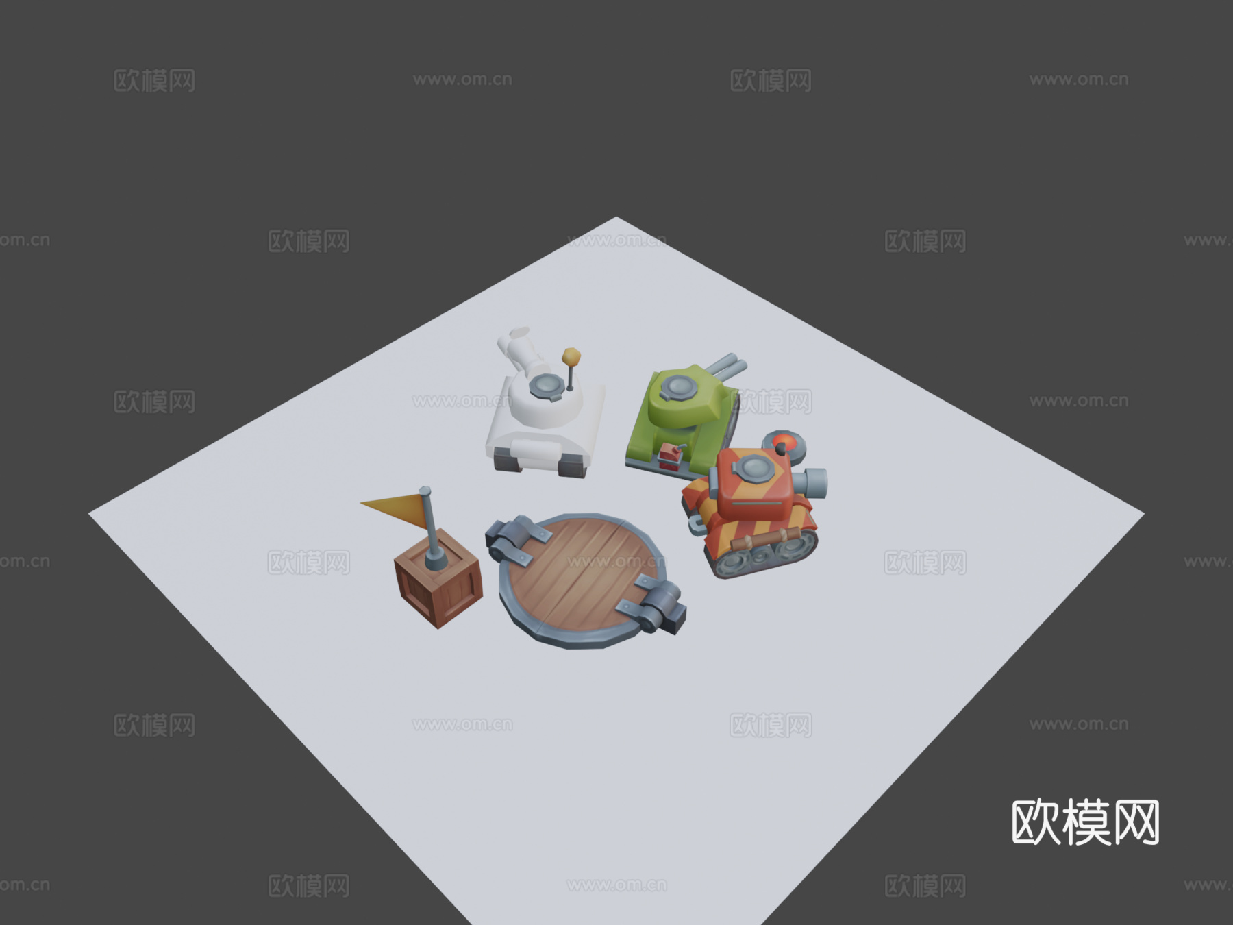 坦克竞技场车辆su模型