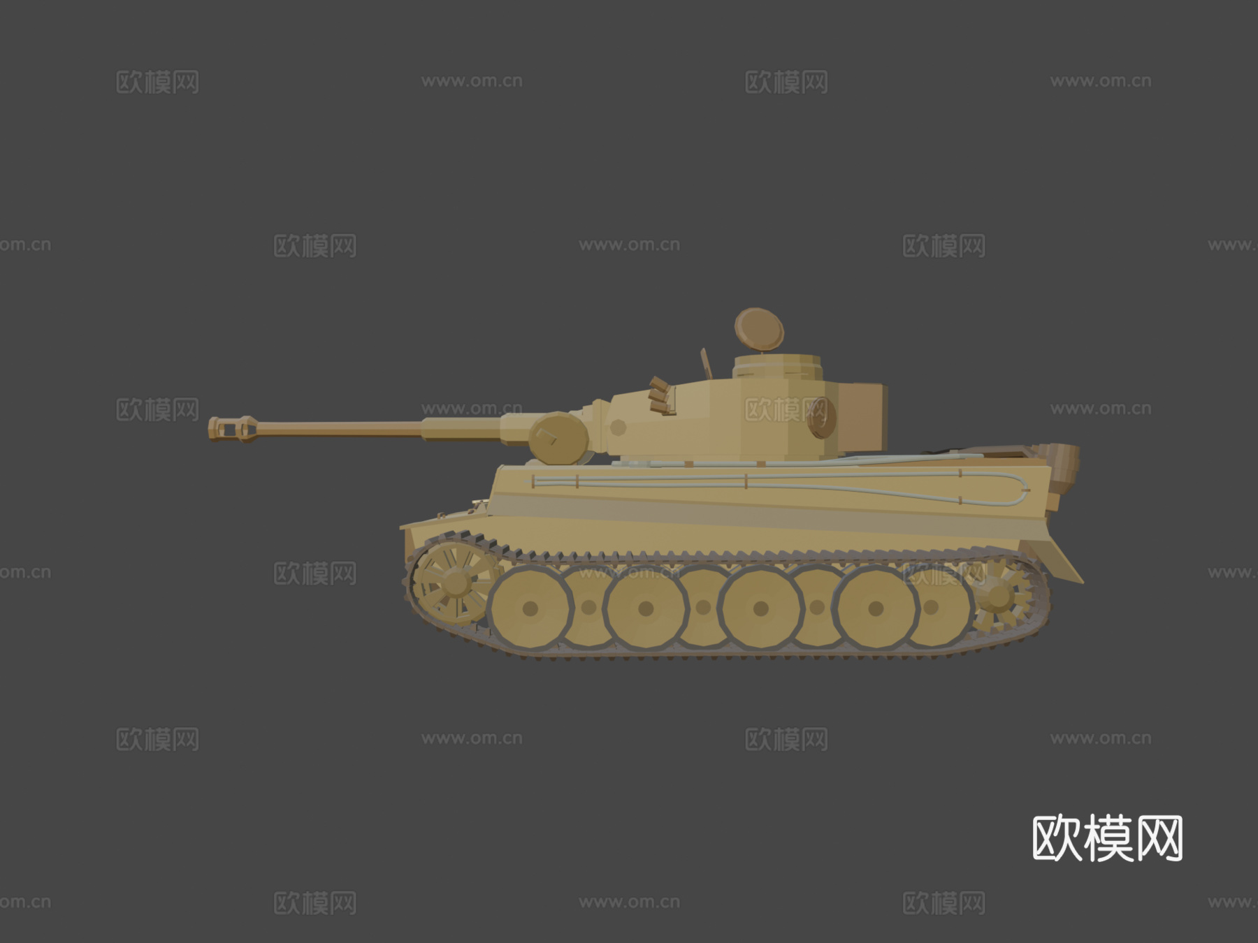 Pz6虎式1型坦克-内部su模型