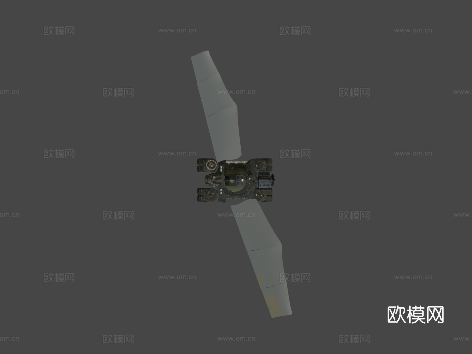 动画版德国超级坦克su模型