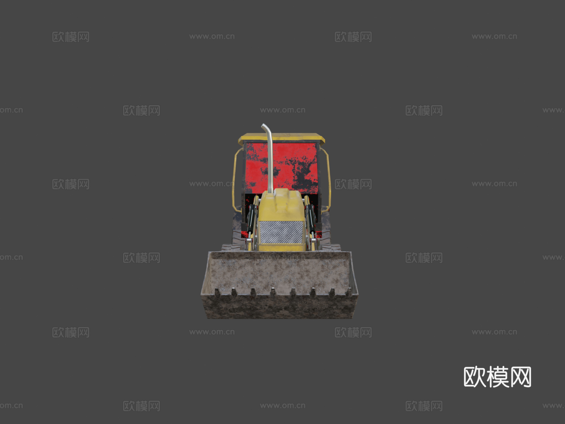 JCB反铲装载机su模型