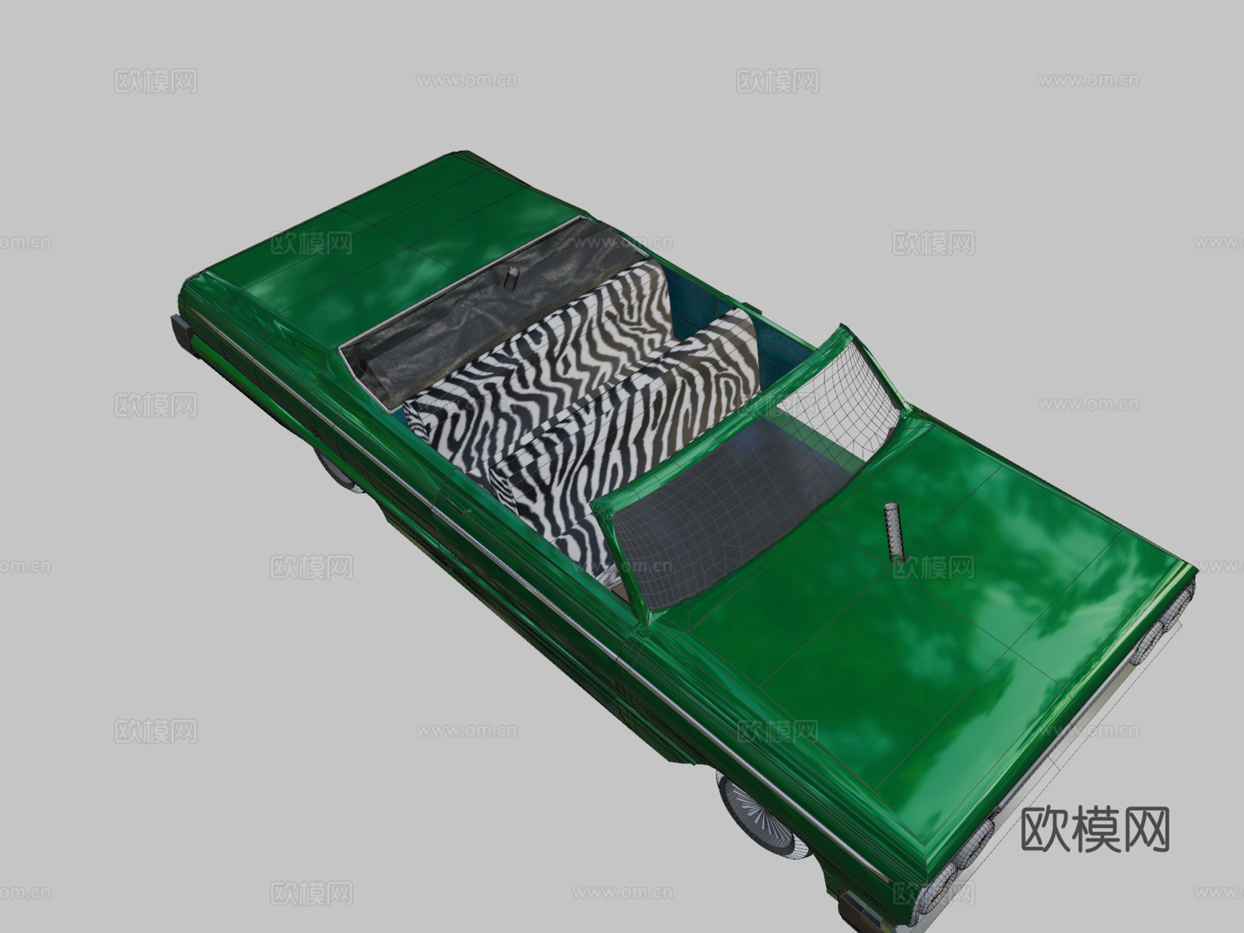 年英帕拉低底盘车su模型