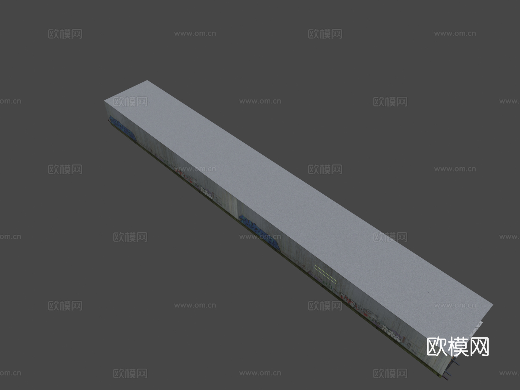 低多边形柏林地铁站su模型