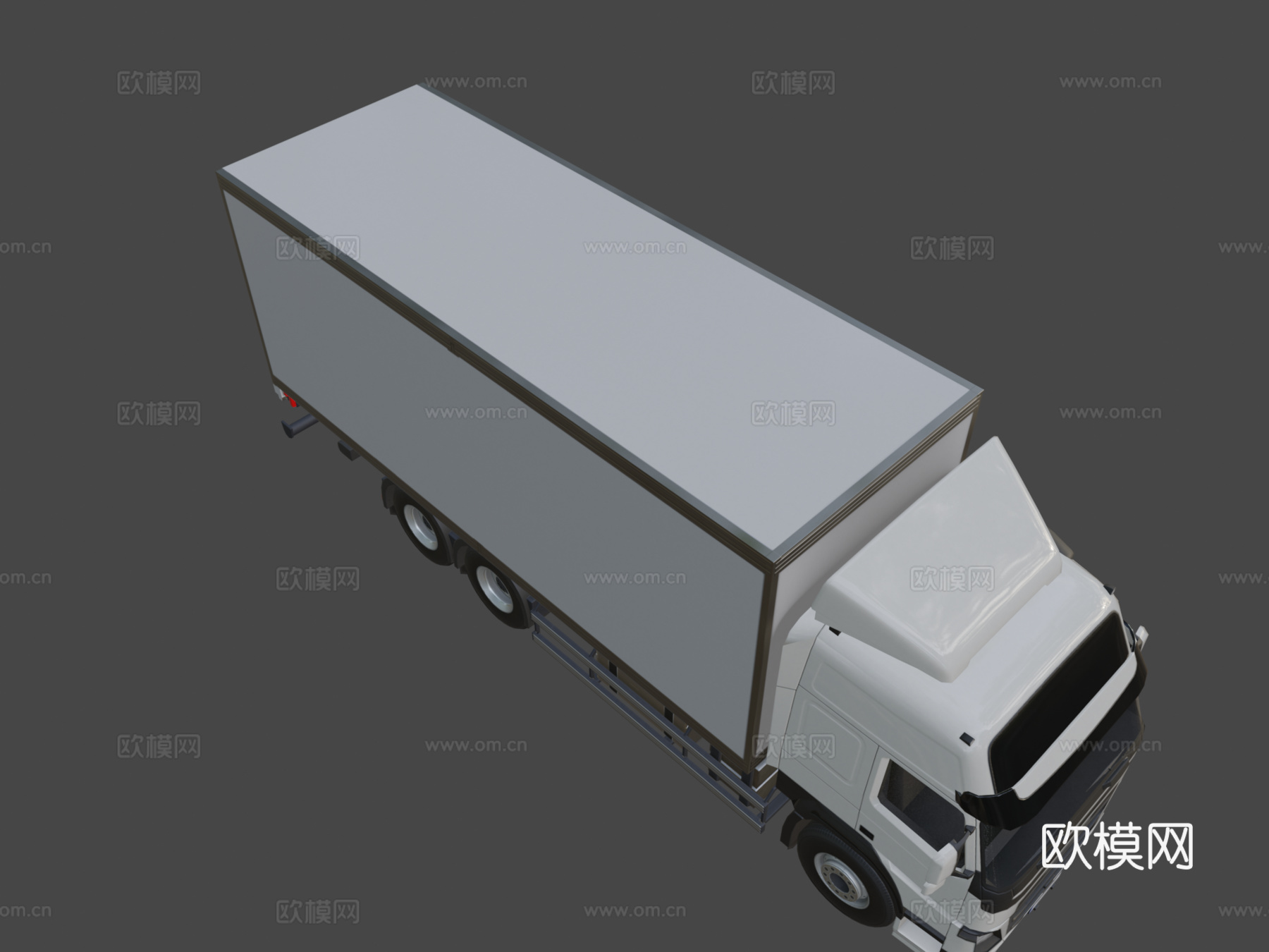厢式货车su模型