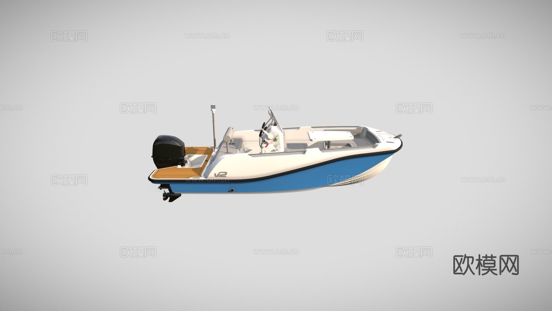 V2boats 50的3D模型su模型