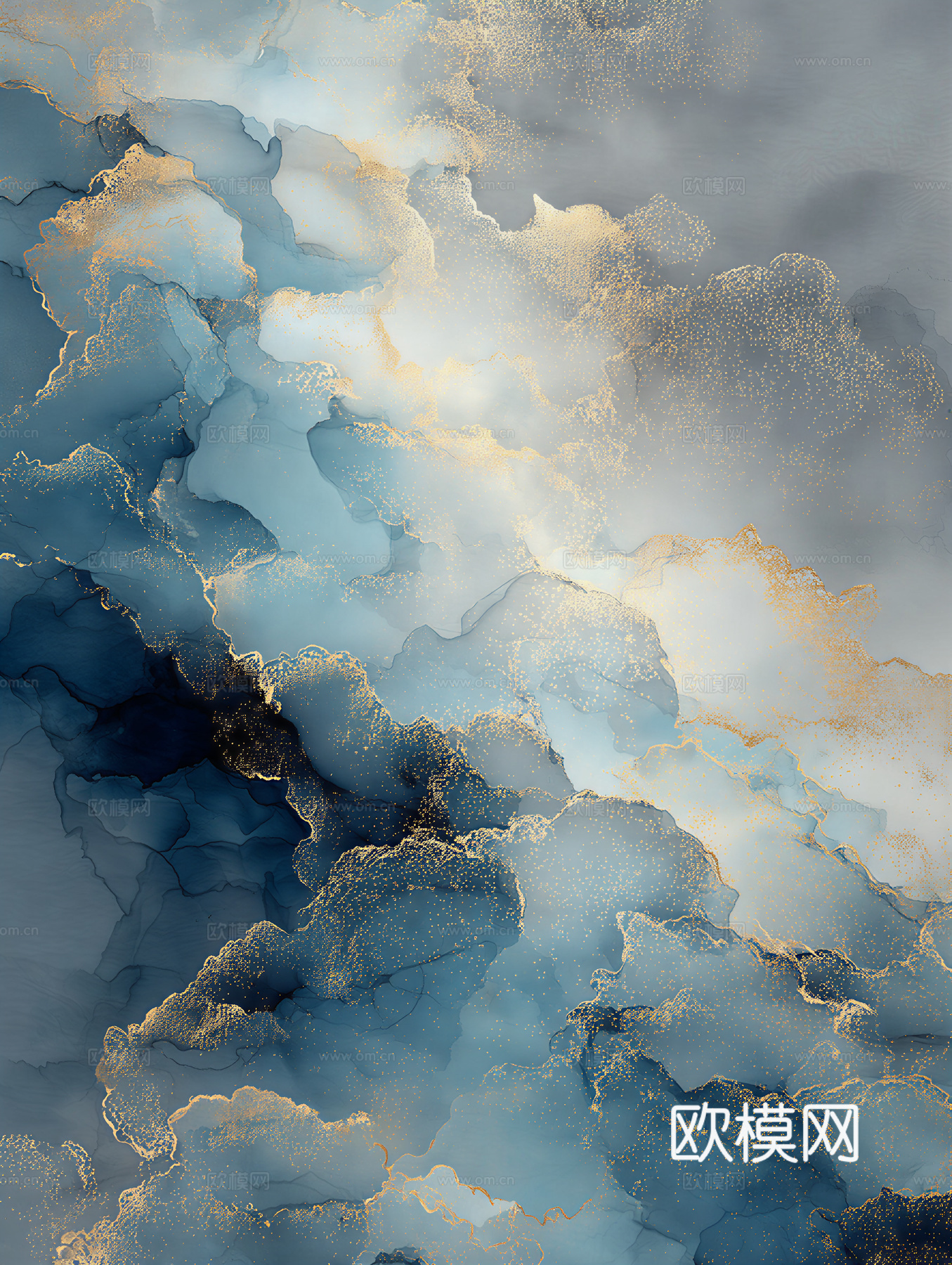 新中式抽象画纹理