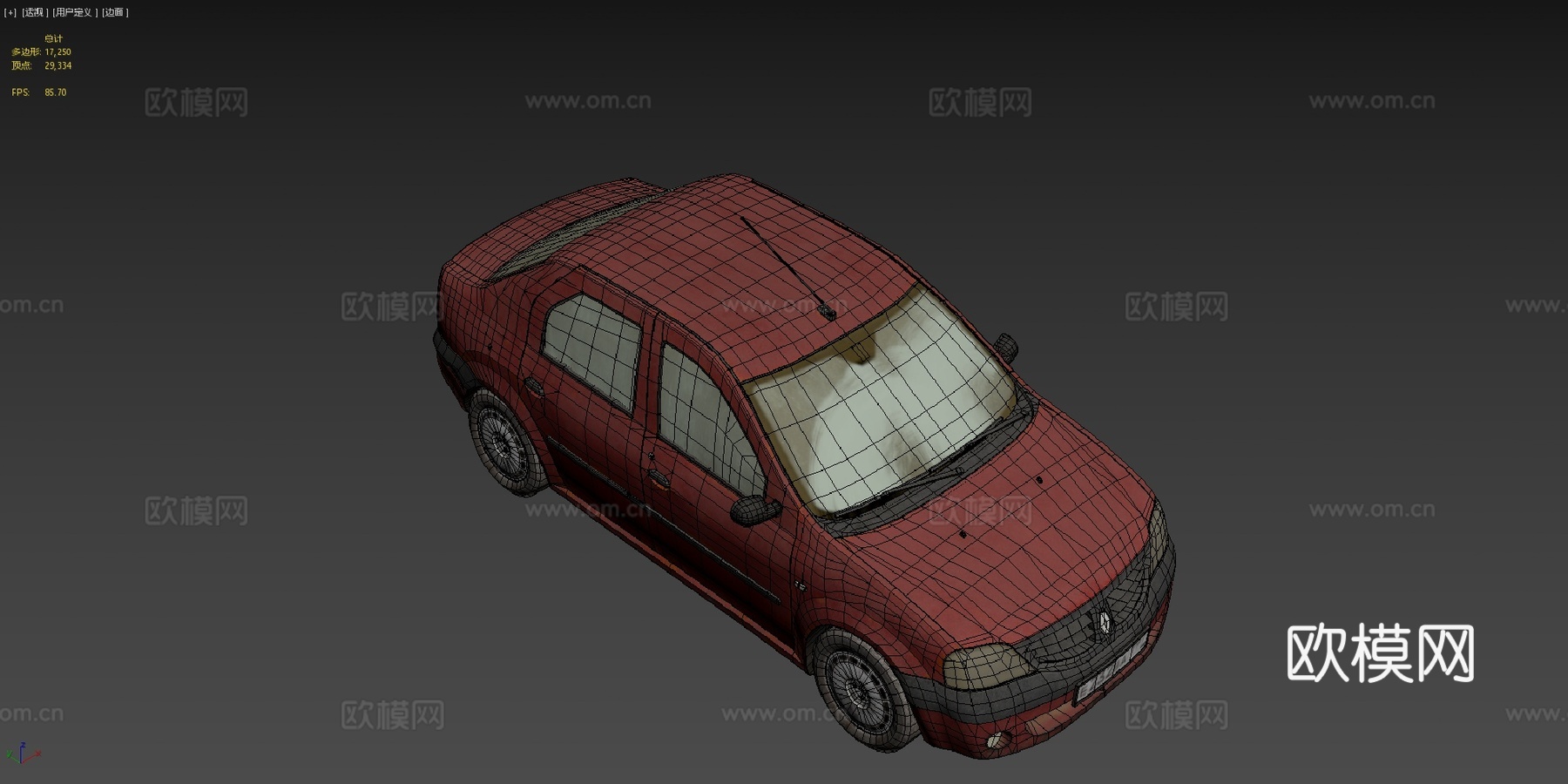 雷诺洛根2004su模型