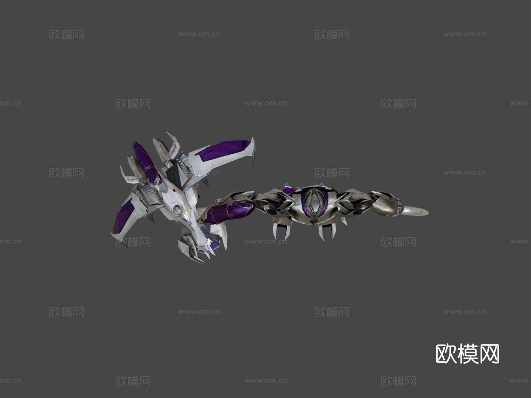 威震天 - 变形金刚领袖之证su模型