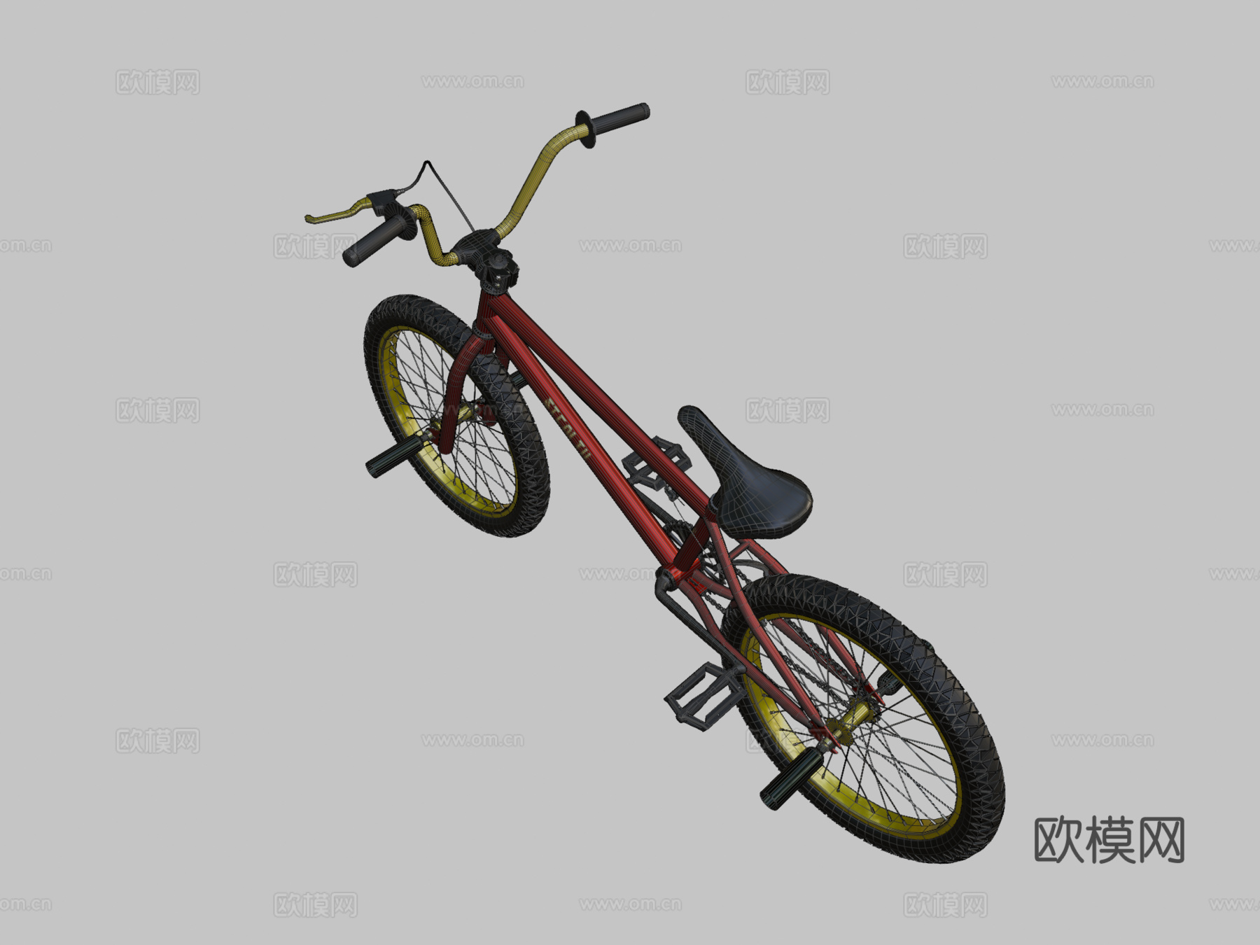BMX小轮车su模型