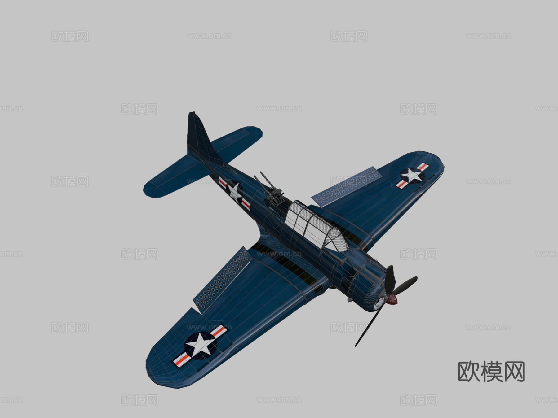 道格拉斯SBD无畏式 - 二战飞机 - 二战飞机su模型