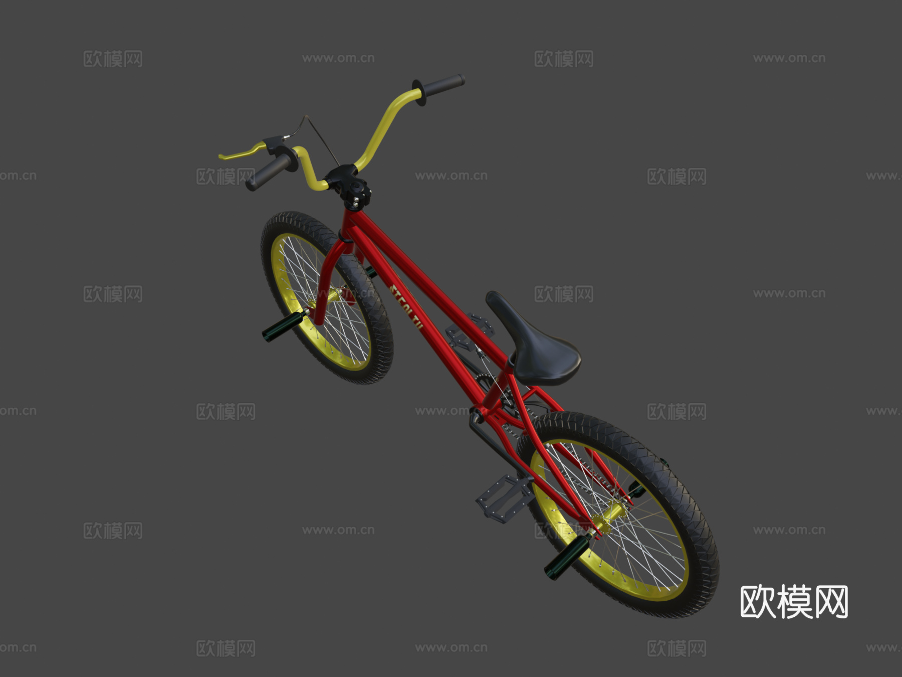 BMX小轮车su模型