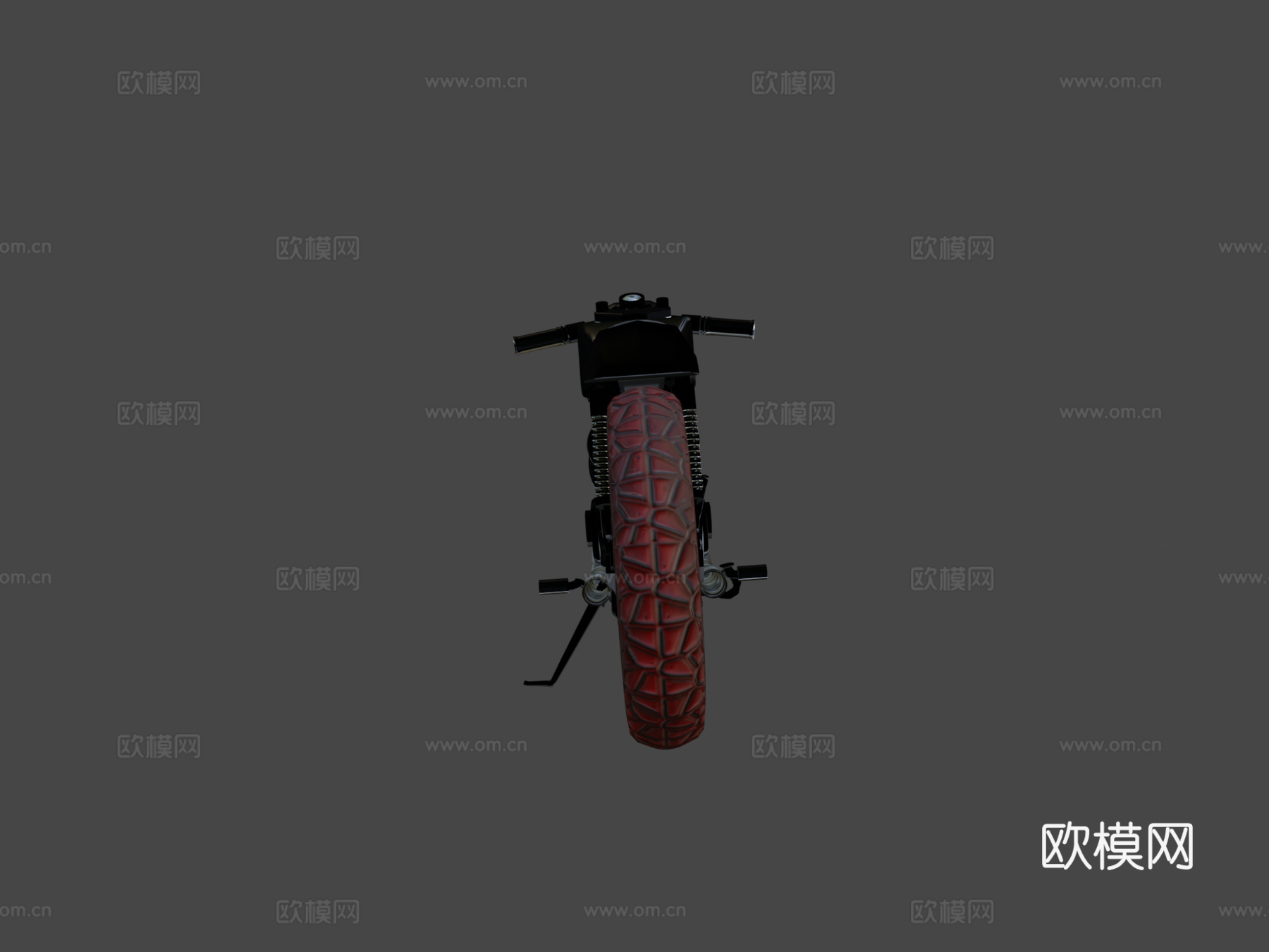 咖啡骑士摩托车su模型