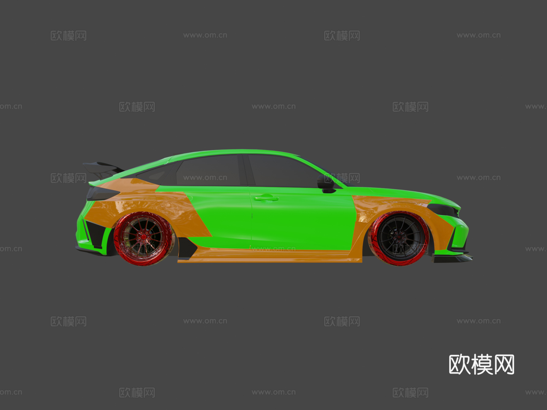 本田思域Type R FL5定制版su模型