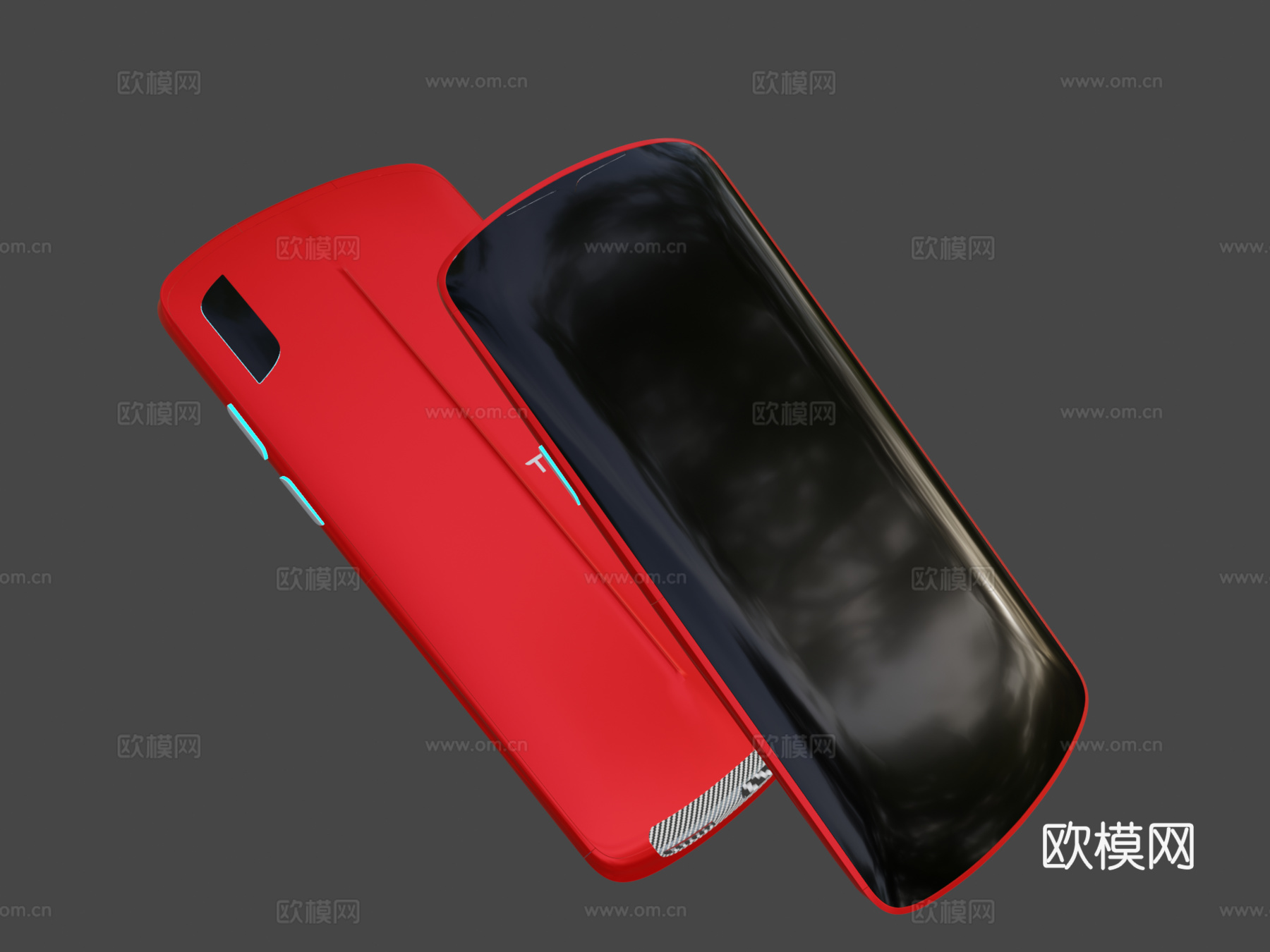 特斯拉Model P手机概念（暗色背景）su模型