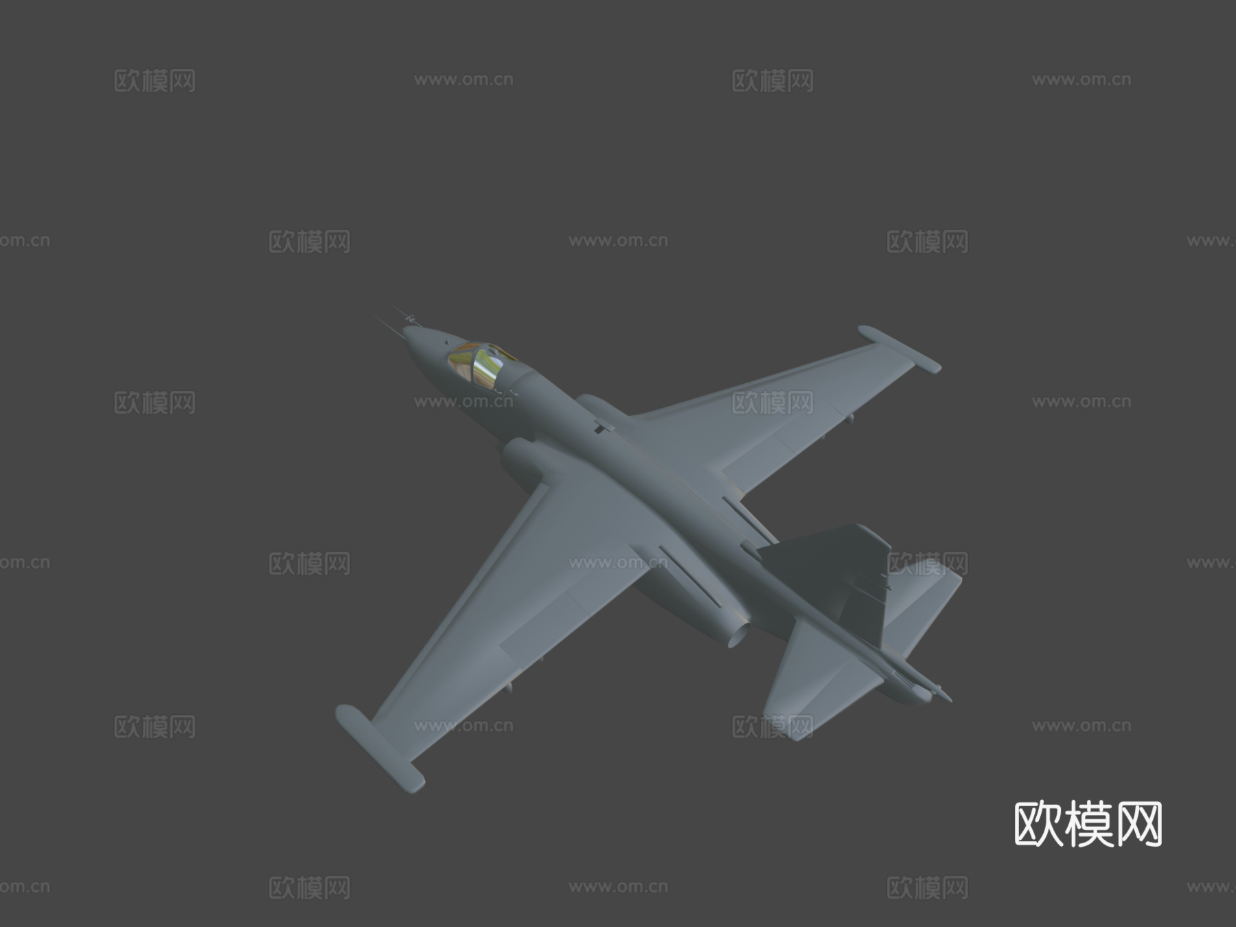 SU-25蛙足喷气战斗机su模型