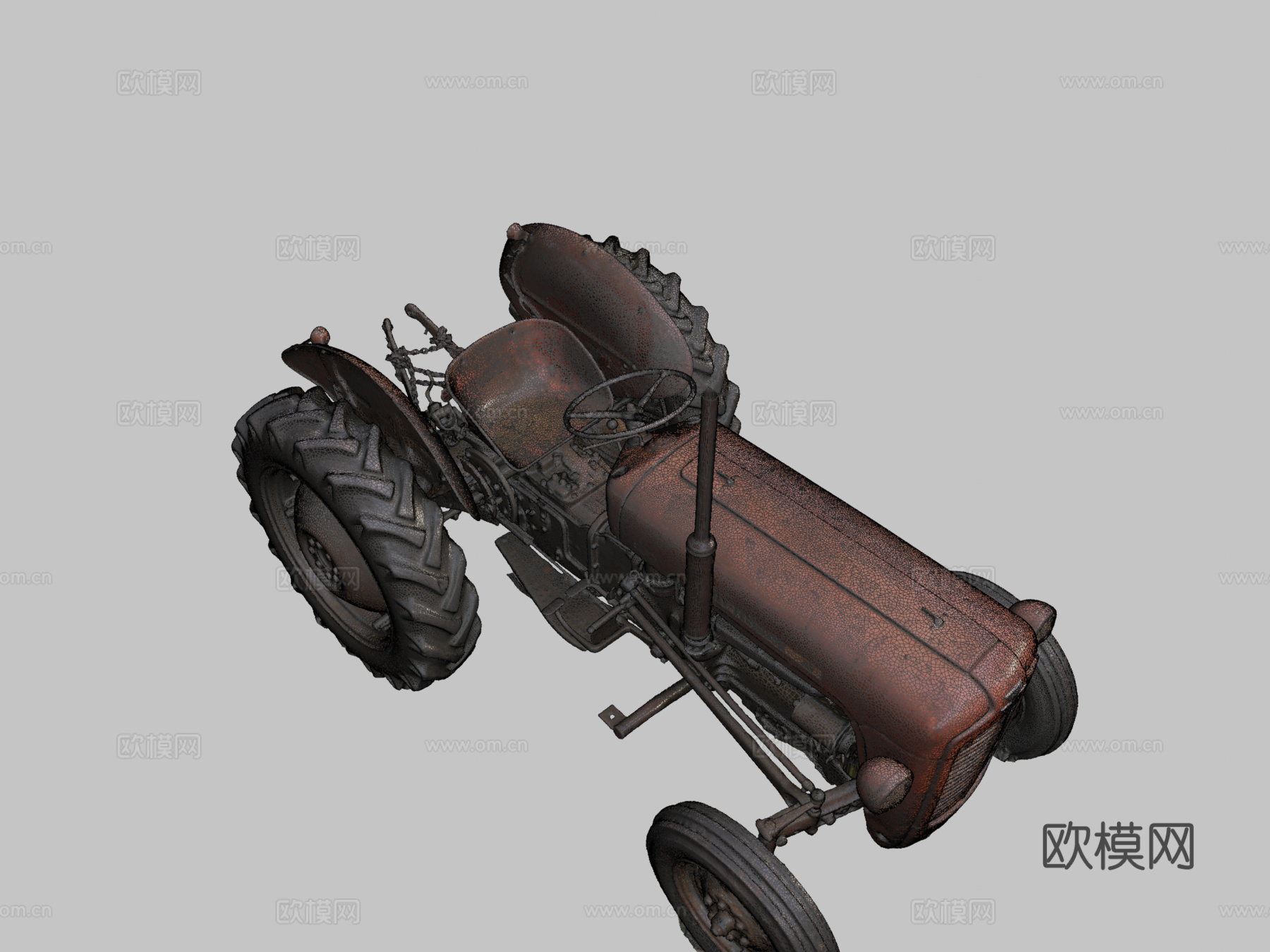 拖拉机Massey Ferguson 35型su模型