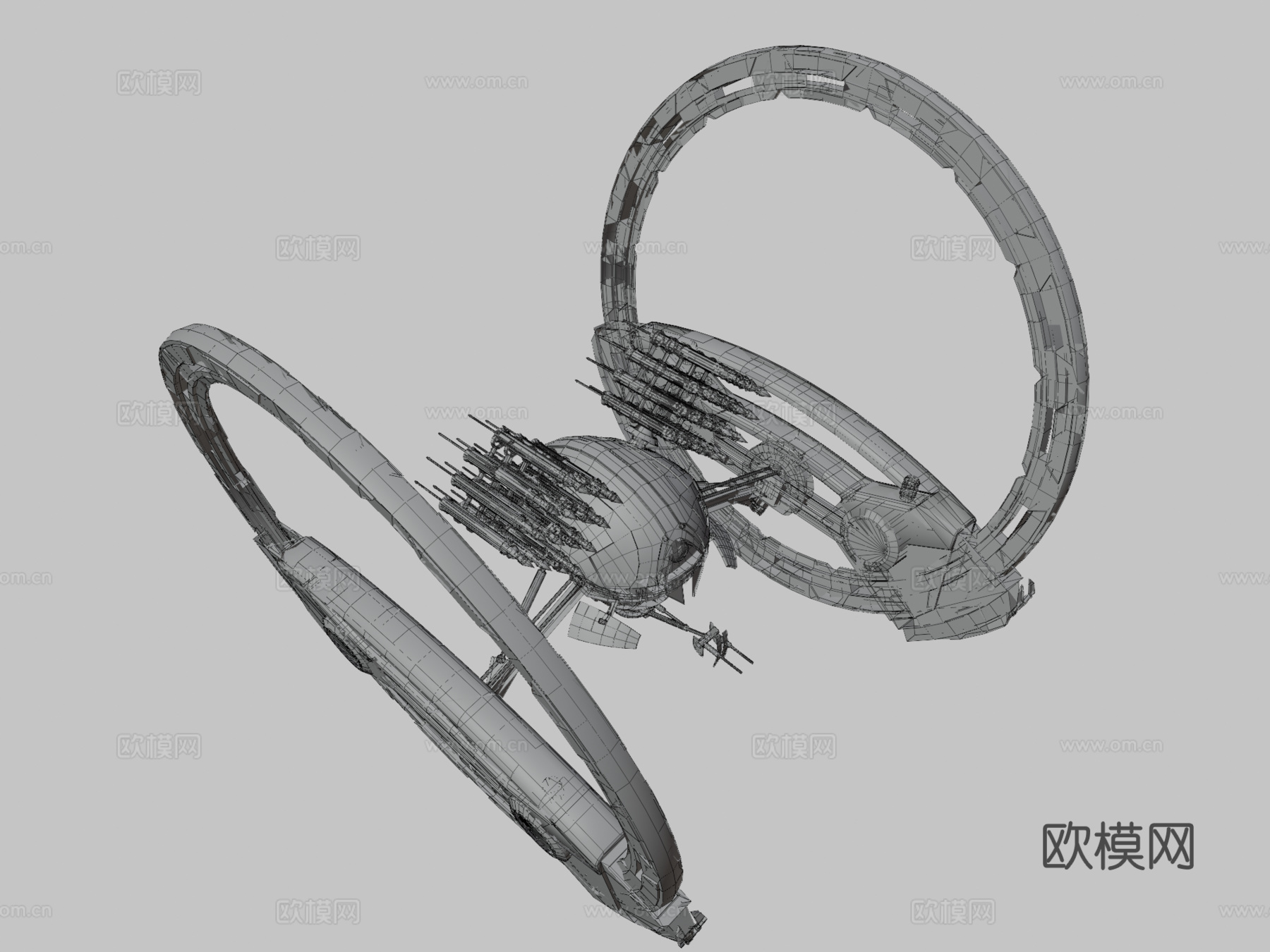 IG-227冰雹级机器人坦克su模型