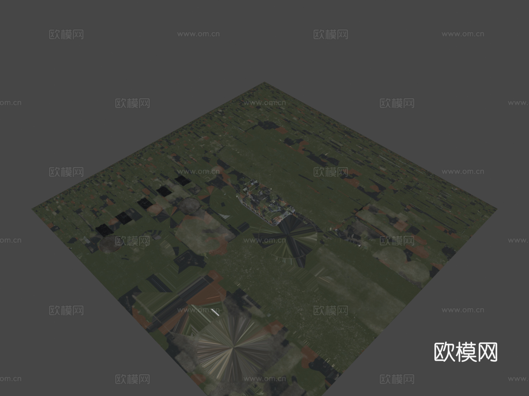 豹式2A6型德国主战坦克su模型