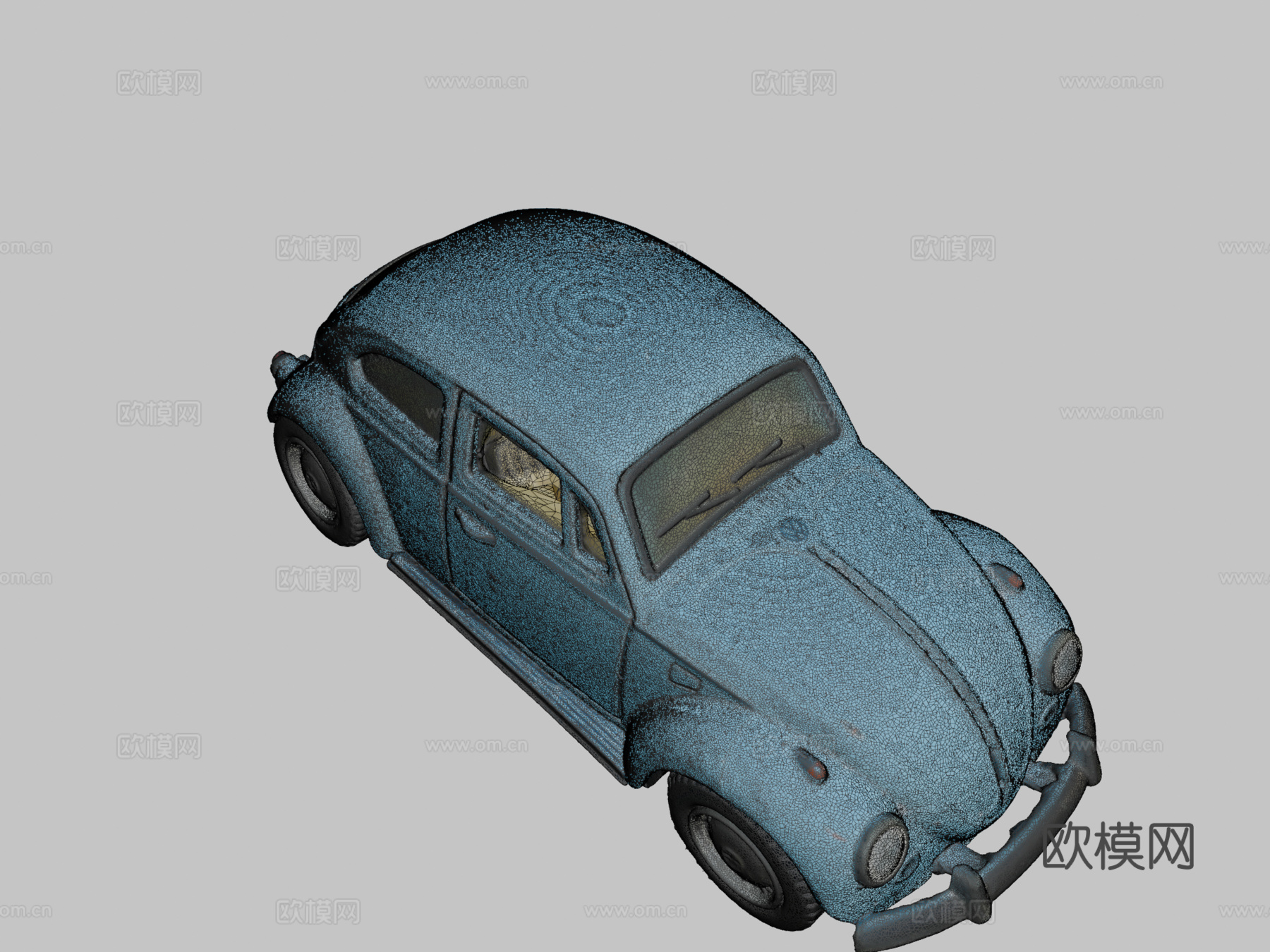 大众甲壳虫'67玩具车su模型