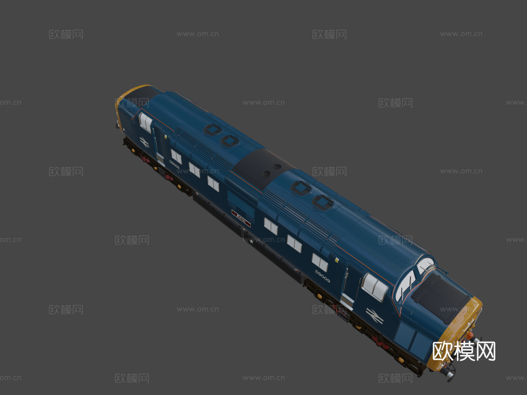 火车 - 英国铁路55级德尔蒂克su模型