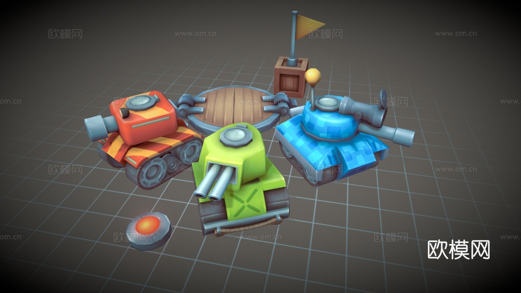 坦克竞技场车辆su模型