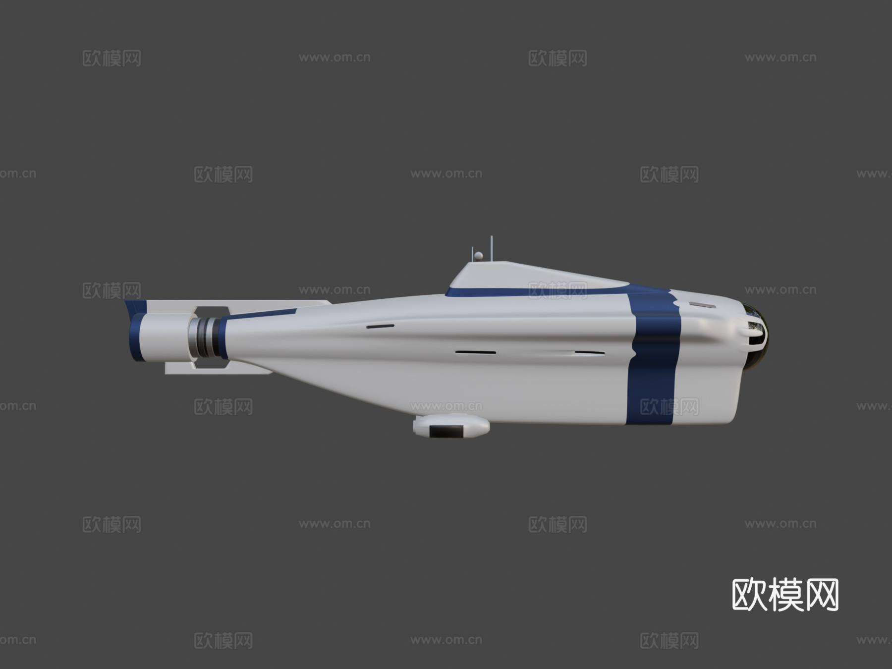 独眼巨人号潜水艇su模型