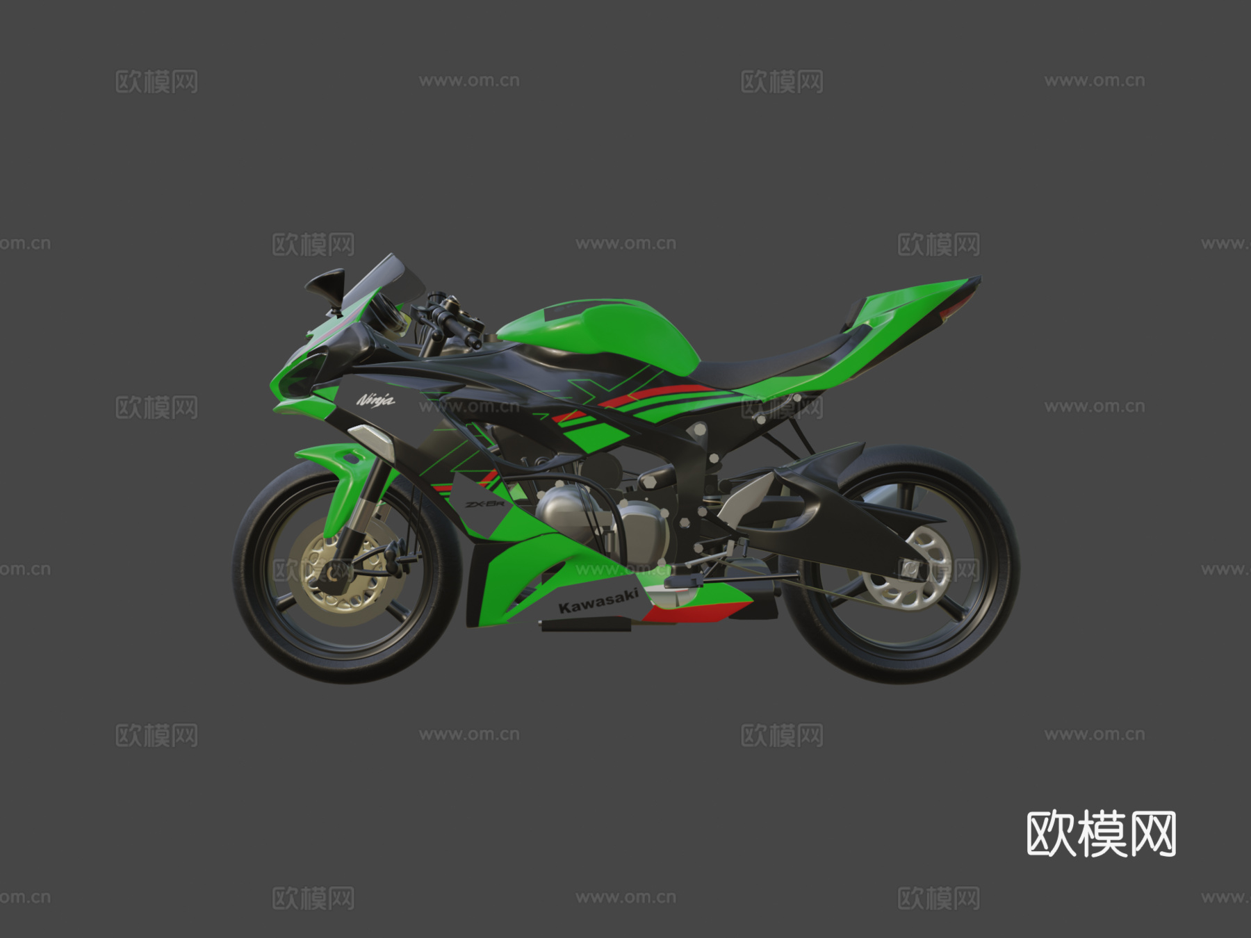 川崎忍者ZX-6Rsu模型