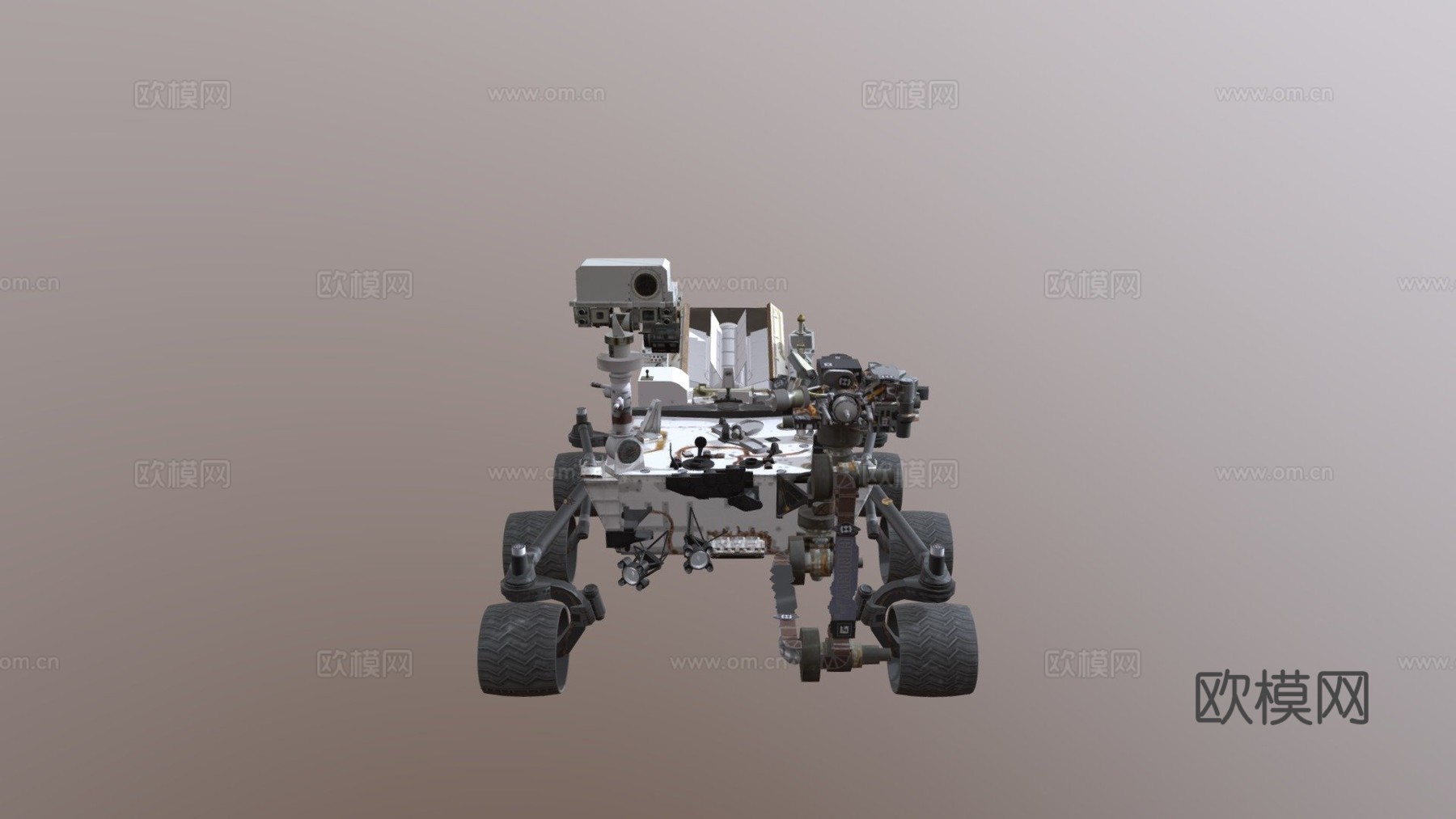 好奇号火星车（清洁版）su模型