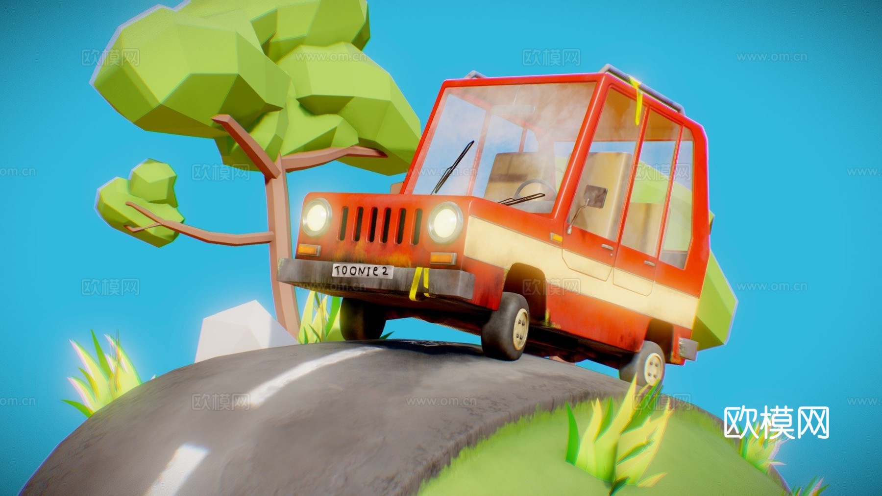 卡通汽车（Alexandr Krainuk 概念）su模型