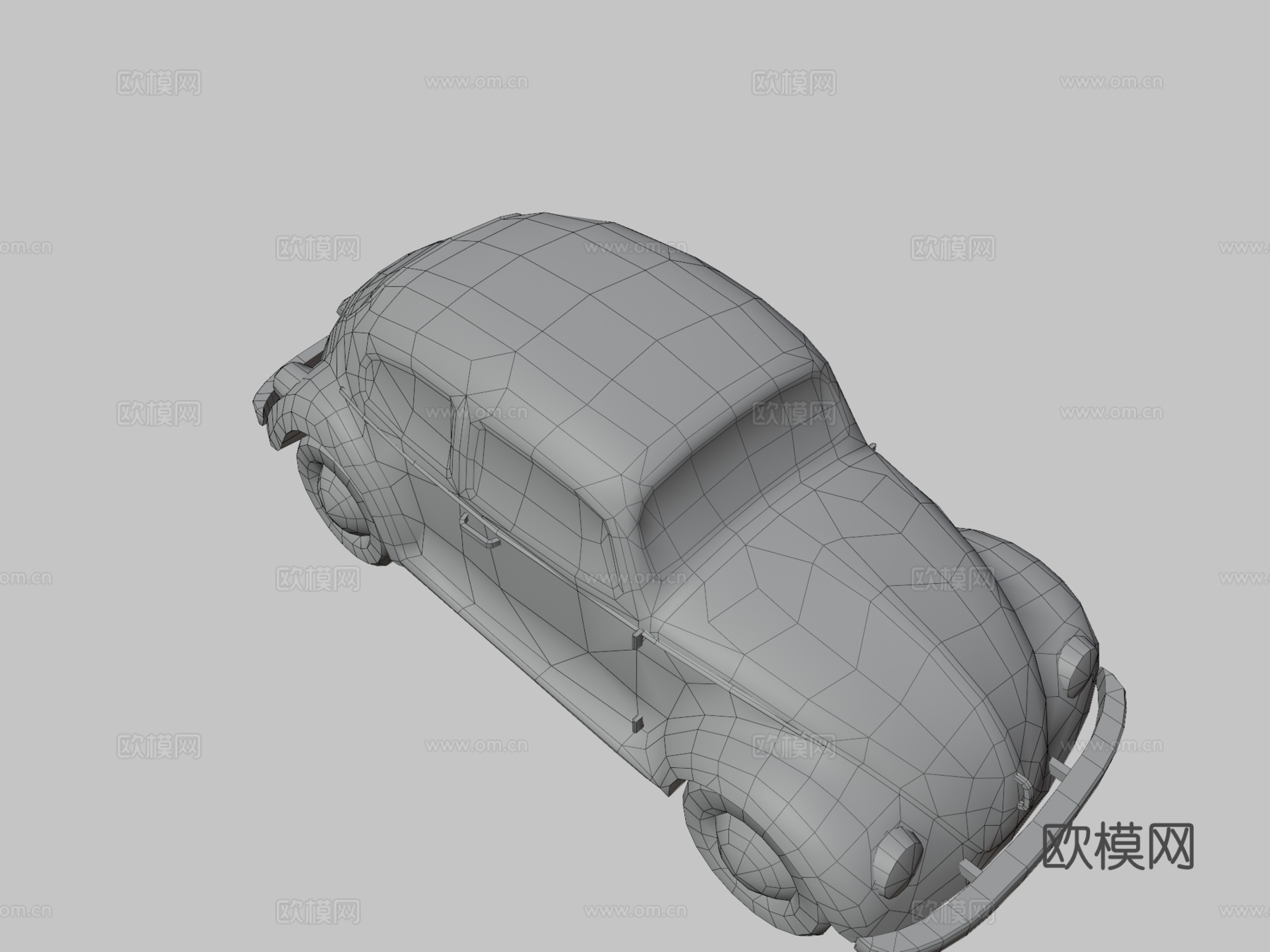 大众甲壳虫su模型