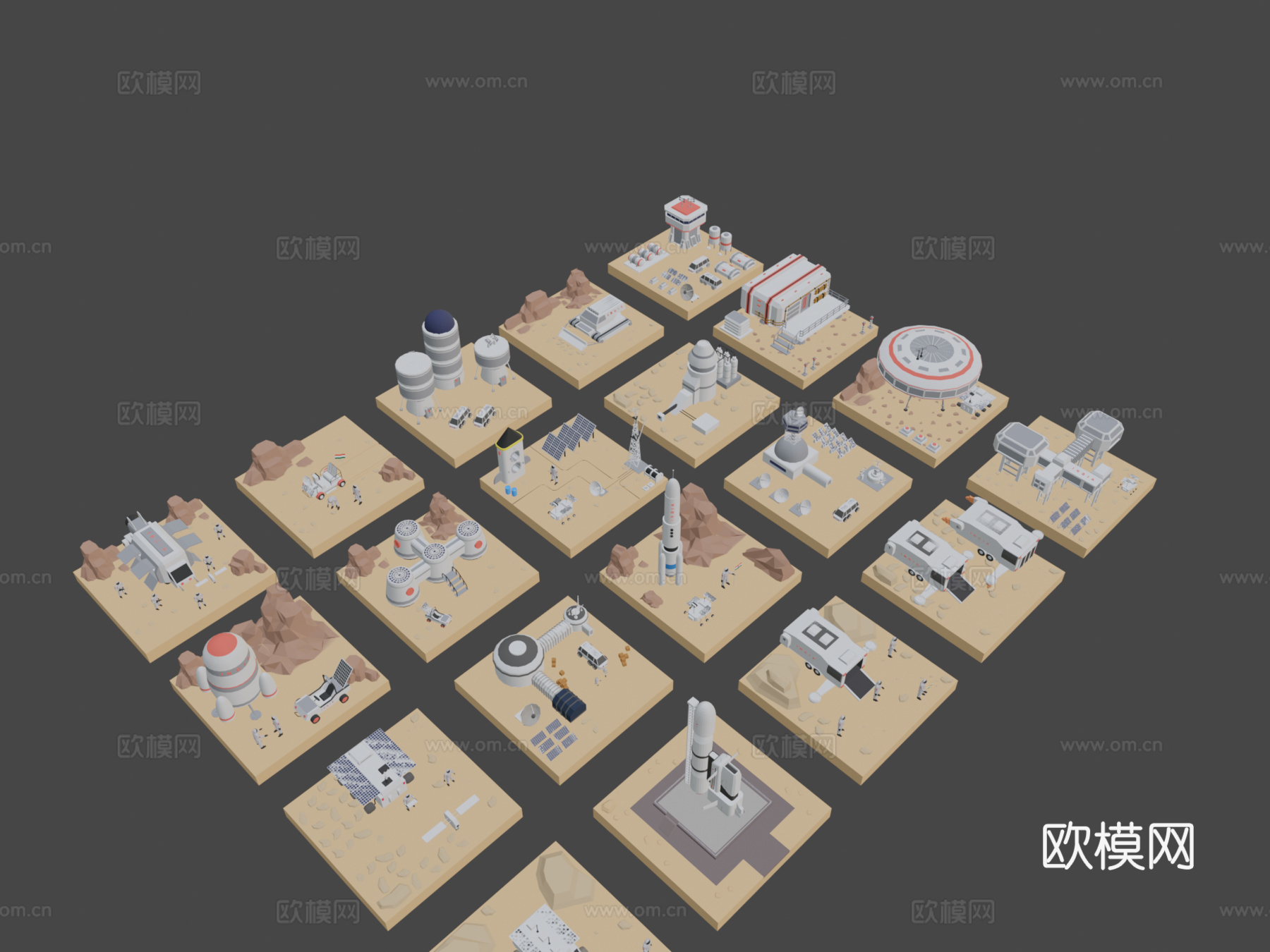 多边形太空包su模型