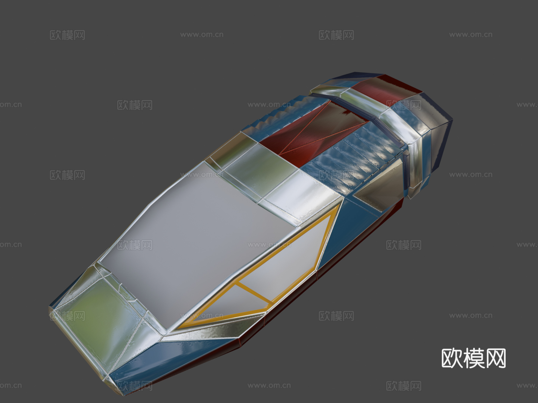 未来飞行汽车su模型