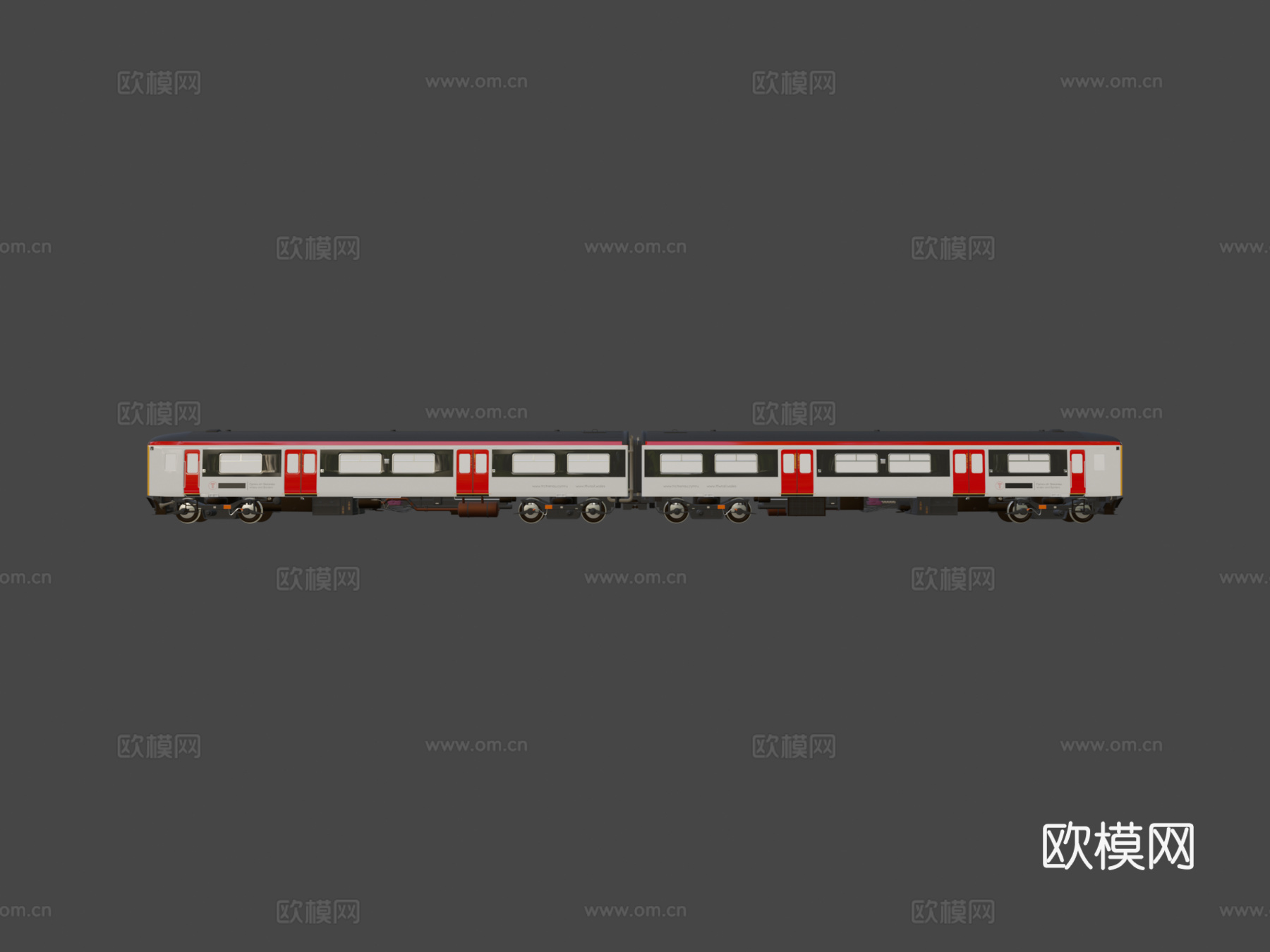 火车-威尔士运输150级DMUsu模型