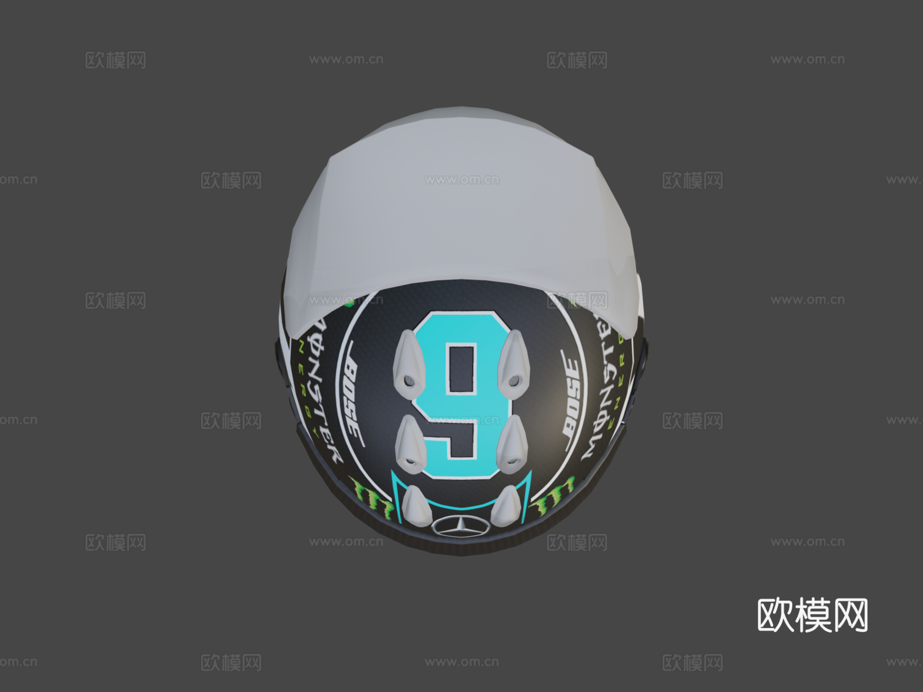尼科·罗斯伯格 F1 头盔su模型