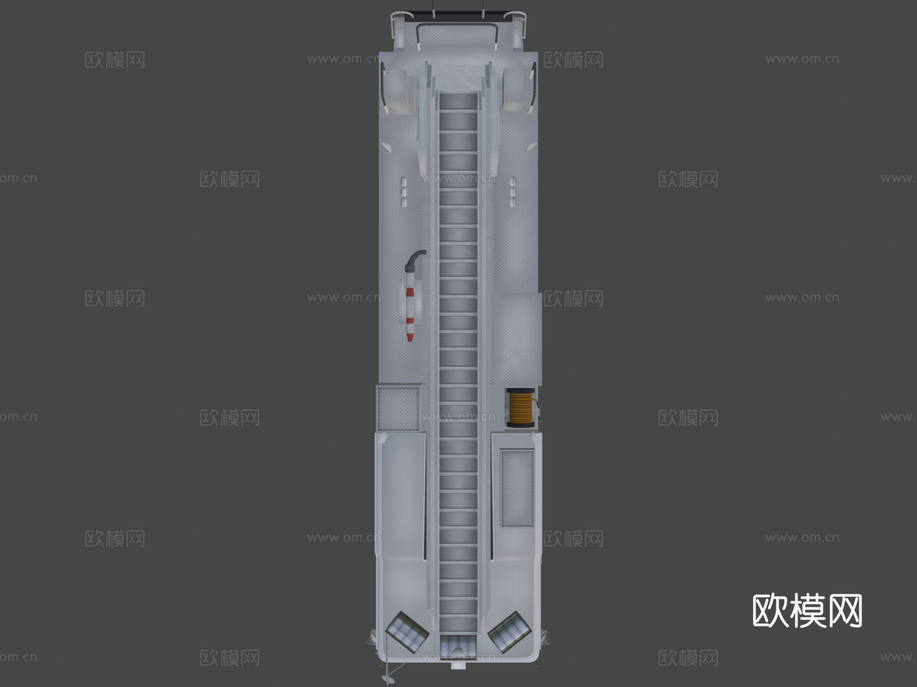 消防车车辆su模型