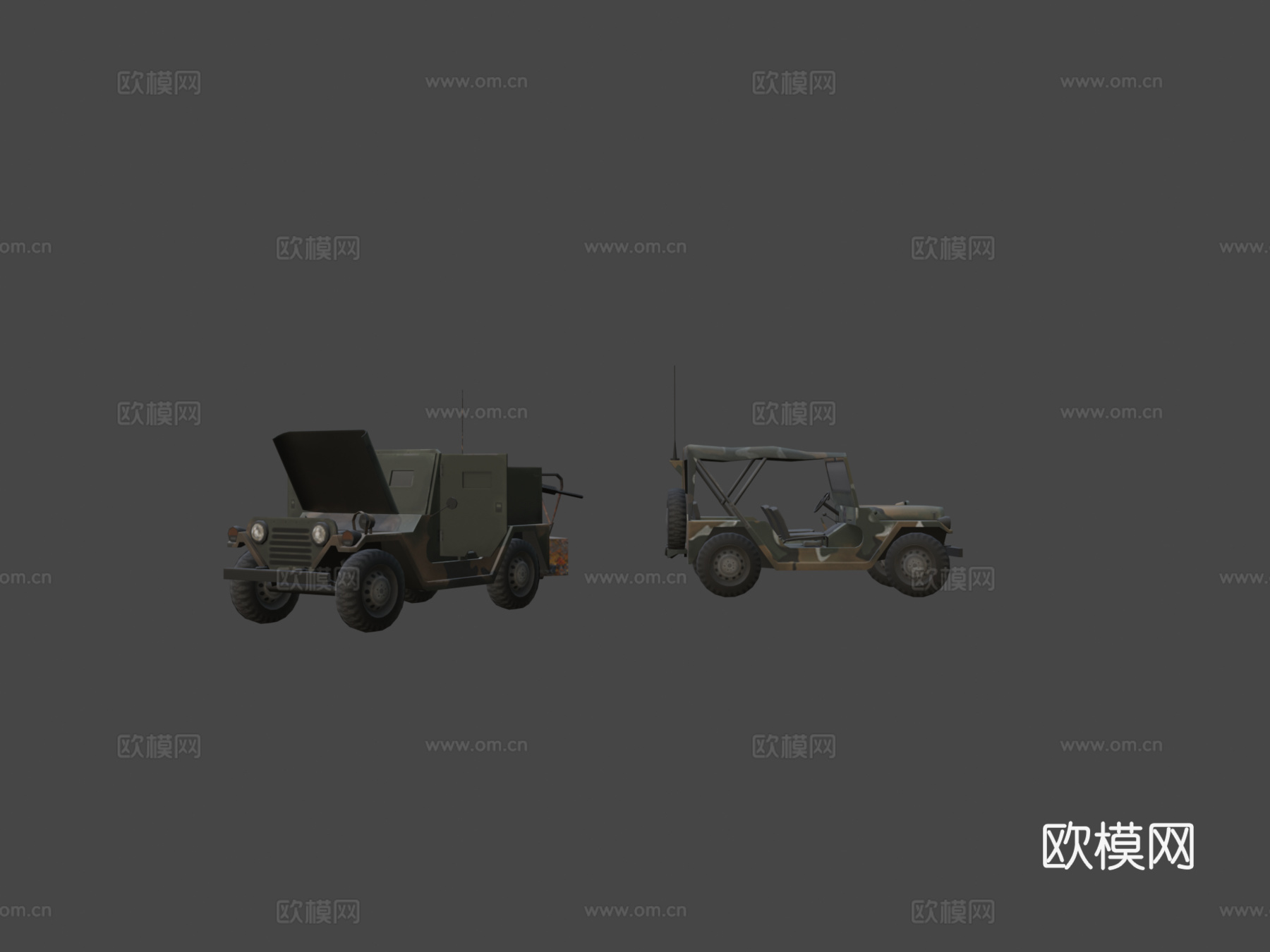 '74 AM通用M151A2 MUTTsu模型