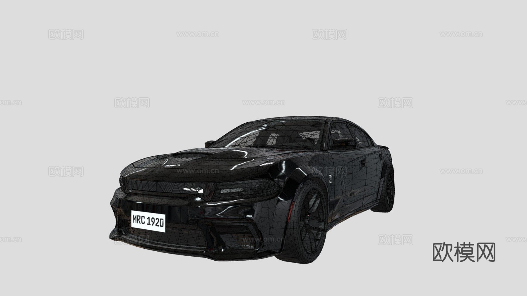 款道奇挑战者SRT地狱猫su模型