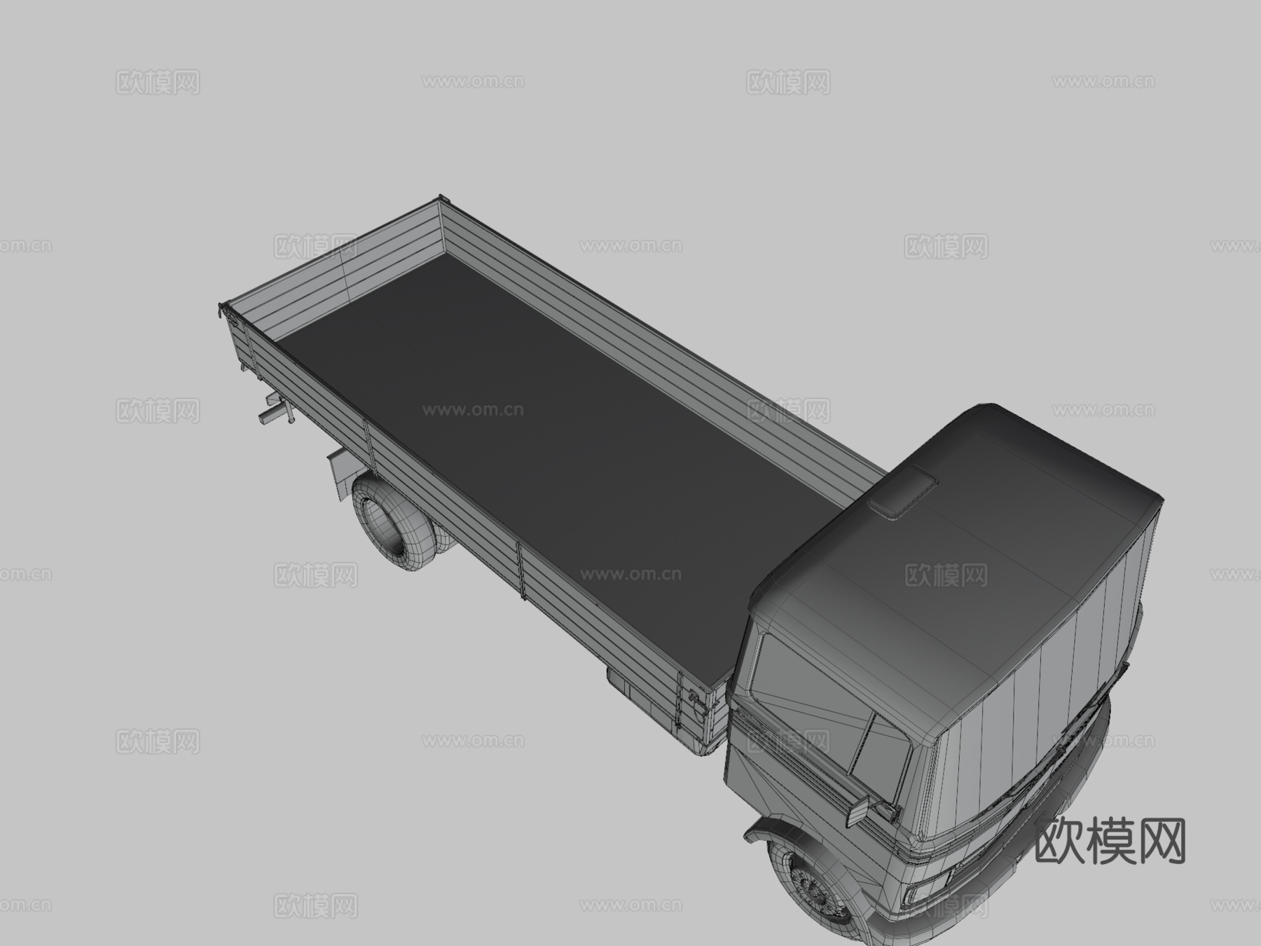 自卸卡车梅赛德斯-奔驰LP 608su模型