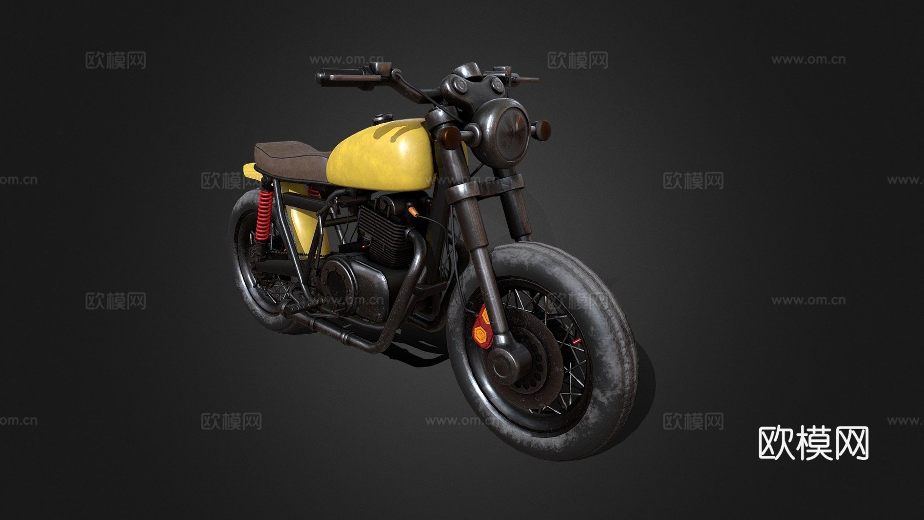 咖啡馆赛车手su模型